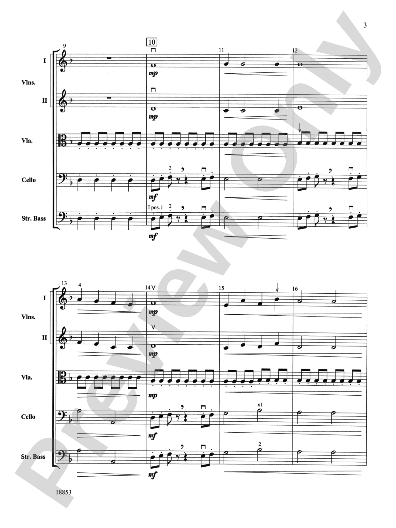 Gauntlet: String Orchestra Conductor Score & Parts