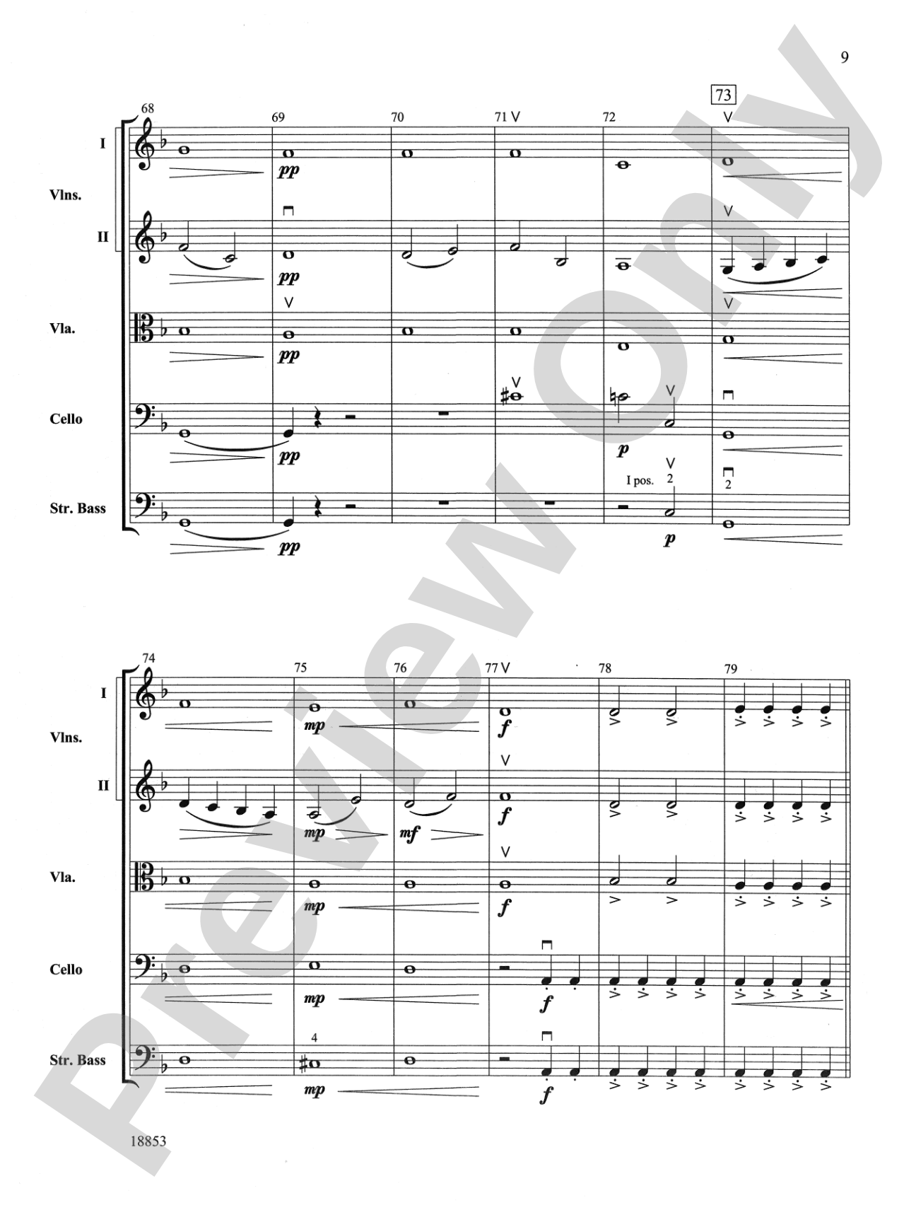 Gauntlet: String Orchestra Conductor Score & Parts