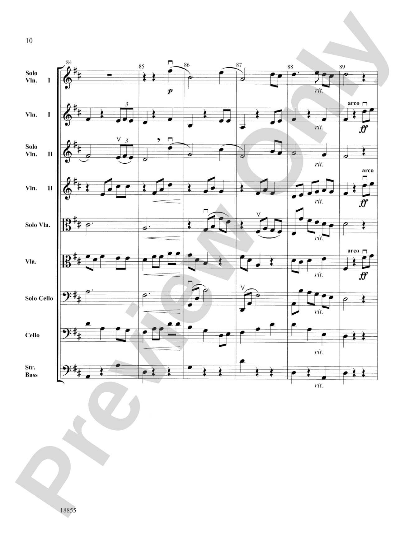 Sheebeg and Sheemore: String Orchestra Conductor Score & Parts