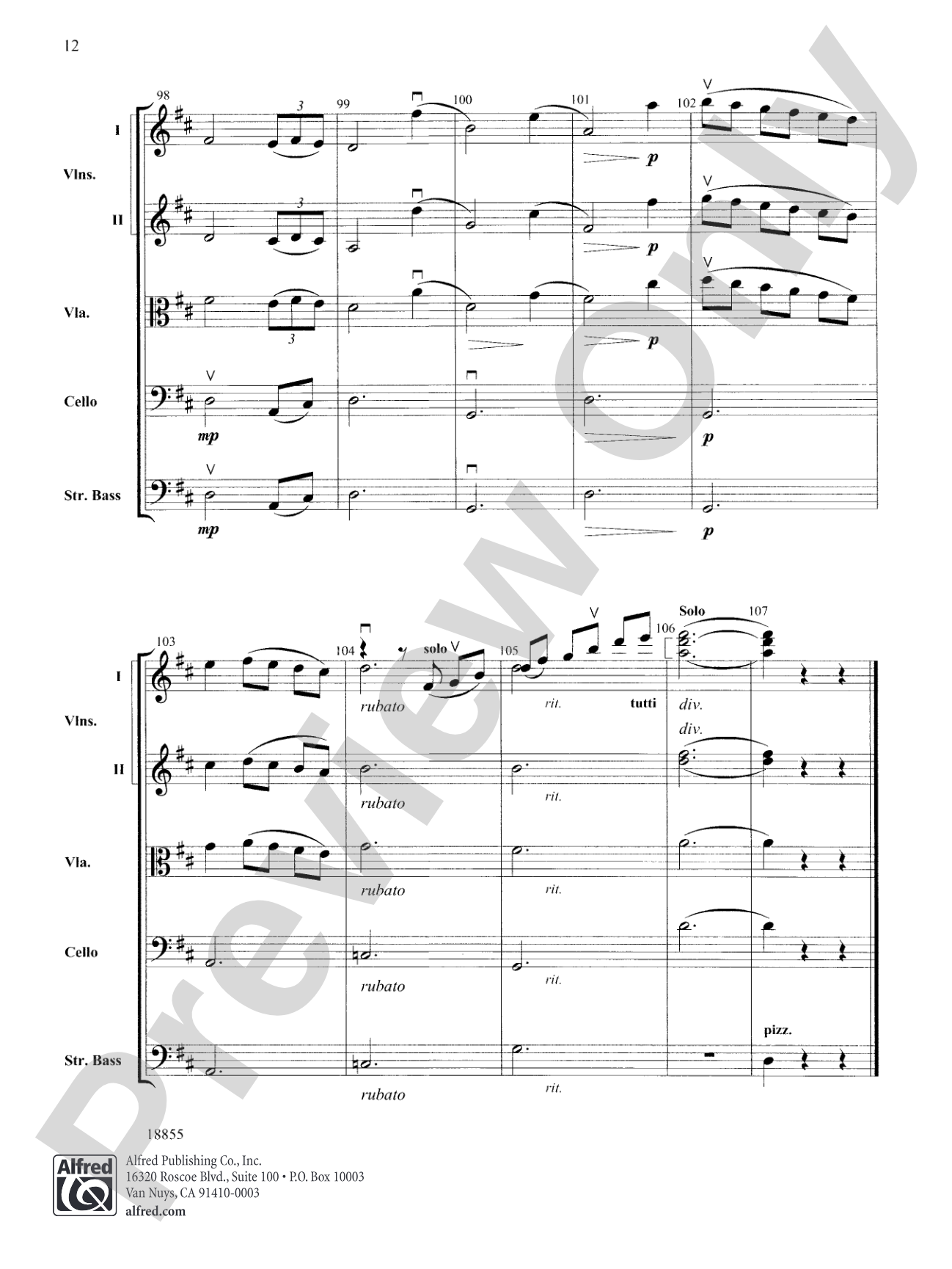 Sheebeg and Sheemore: String Orchestra Conductor Score & Parts