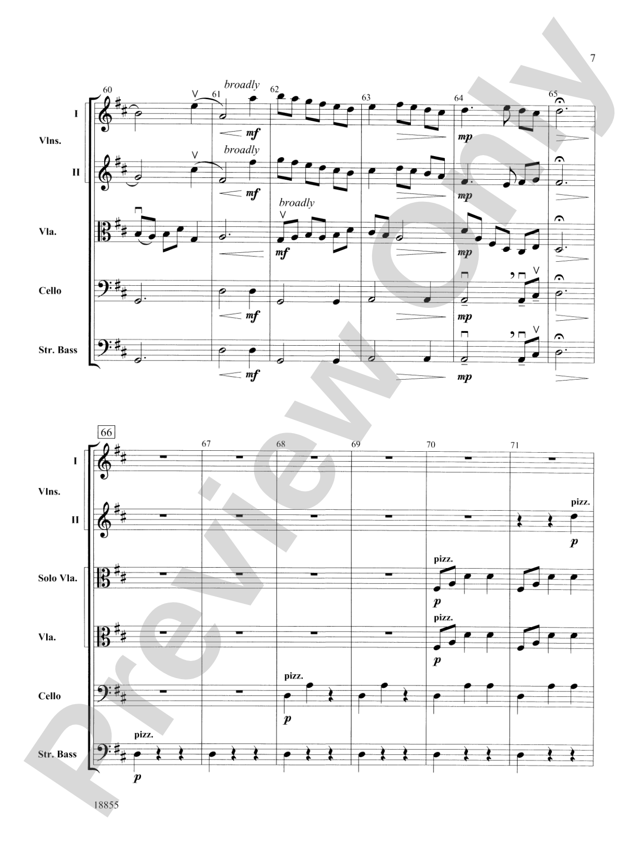 Sheebeg and Sheemore: String Orchestra Conductor Score & Parts