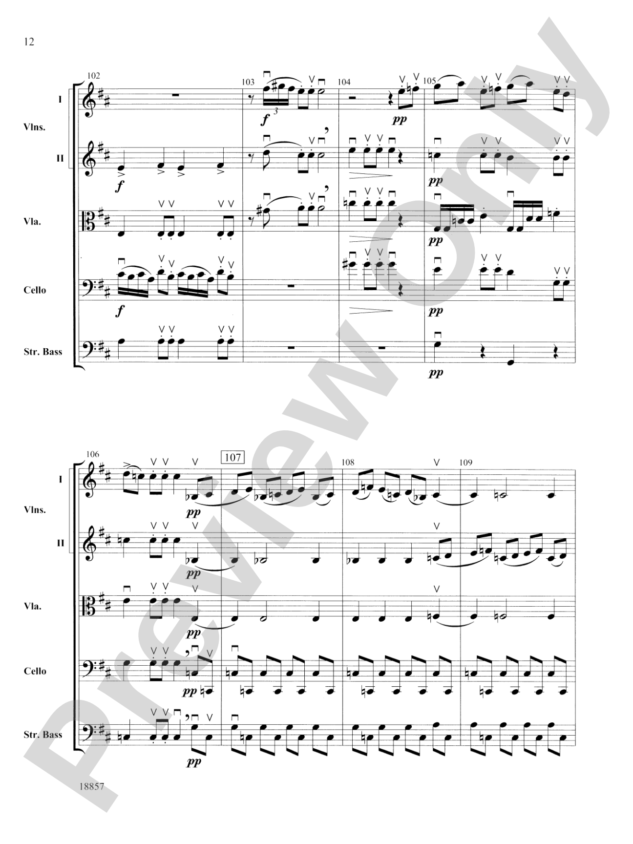 Wedding Day at Troldhaugen: String Orchestra Conductor Score & Parts