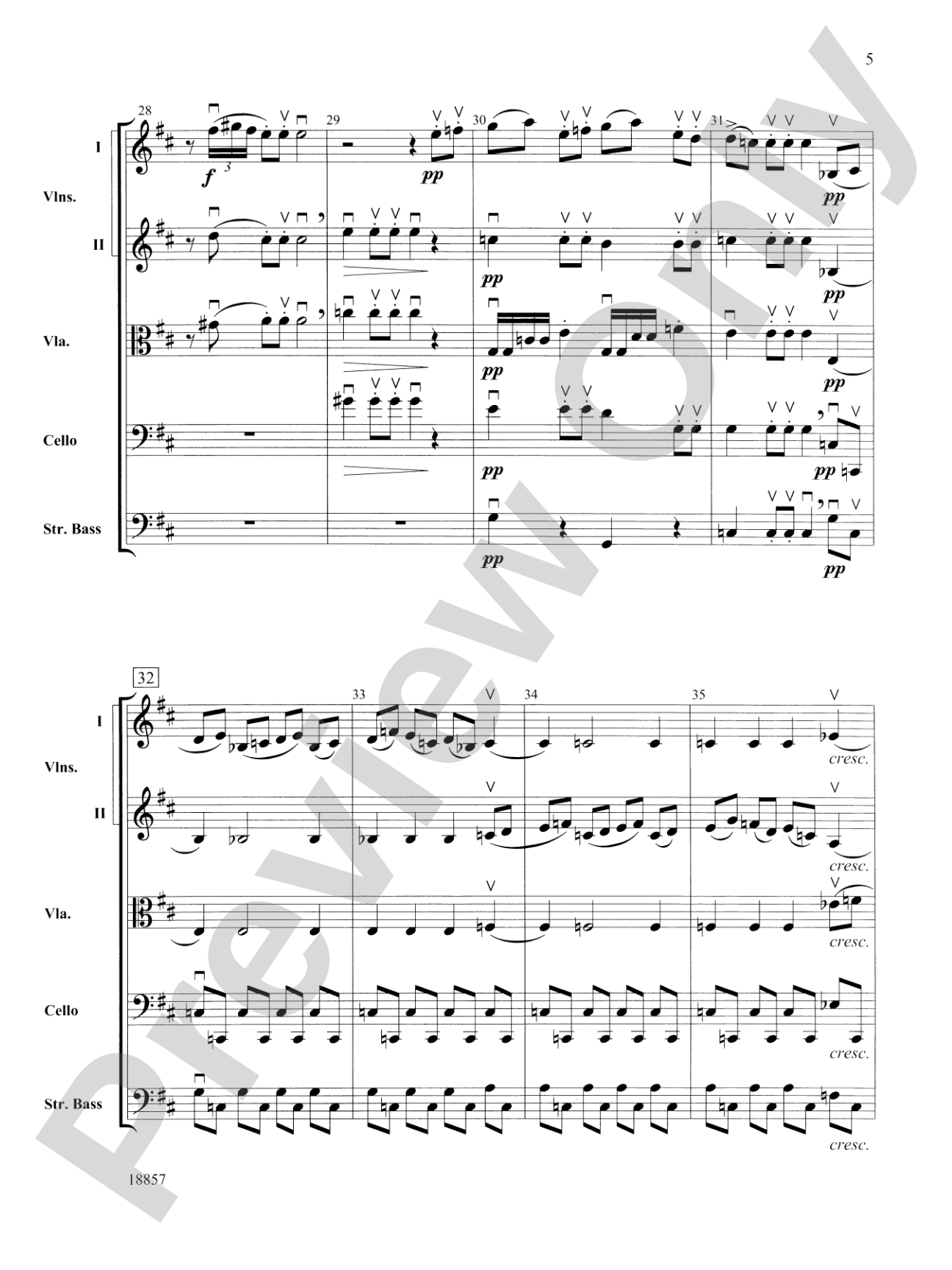Wedding Day at Troldhaugen: String Orchestra Conductor Score & Parts