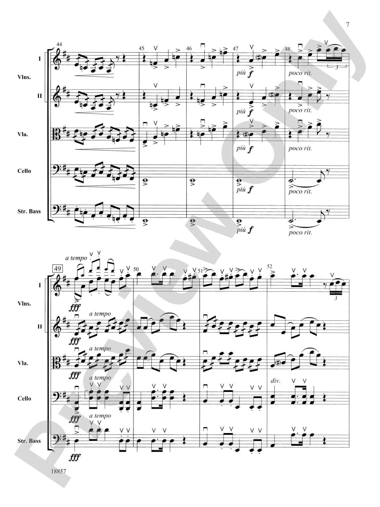 Wedding Day at Troldhaugen: String Orchestra Conductor Score & Parts