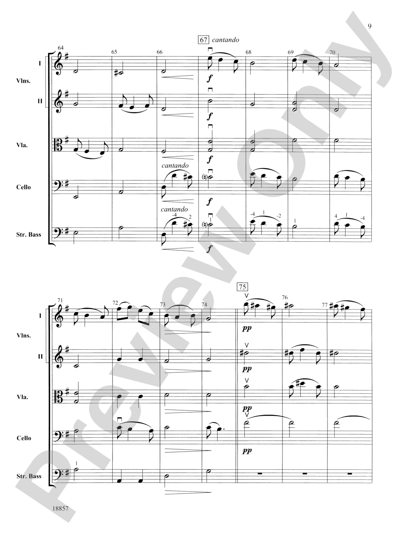 Wedding Day at Troldhaugen: String Orchestra Conductor Score & Parts