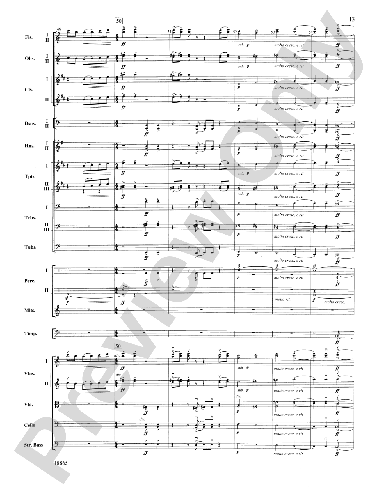 An American Rhapsody: Full Orchestra Conductor Score & Parts