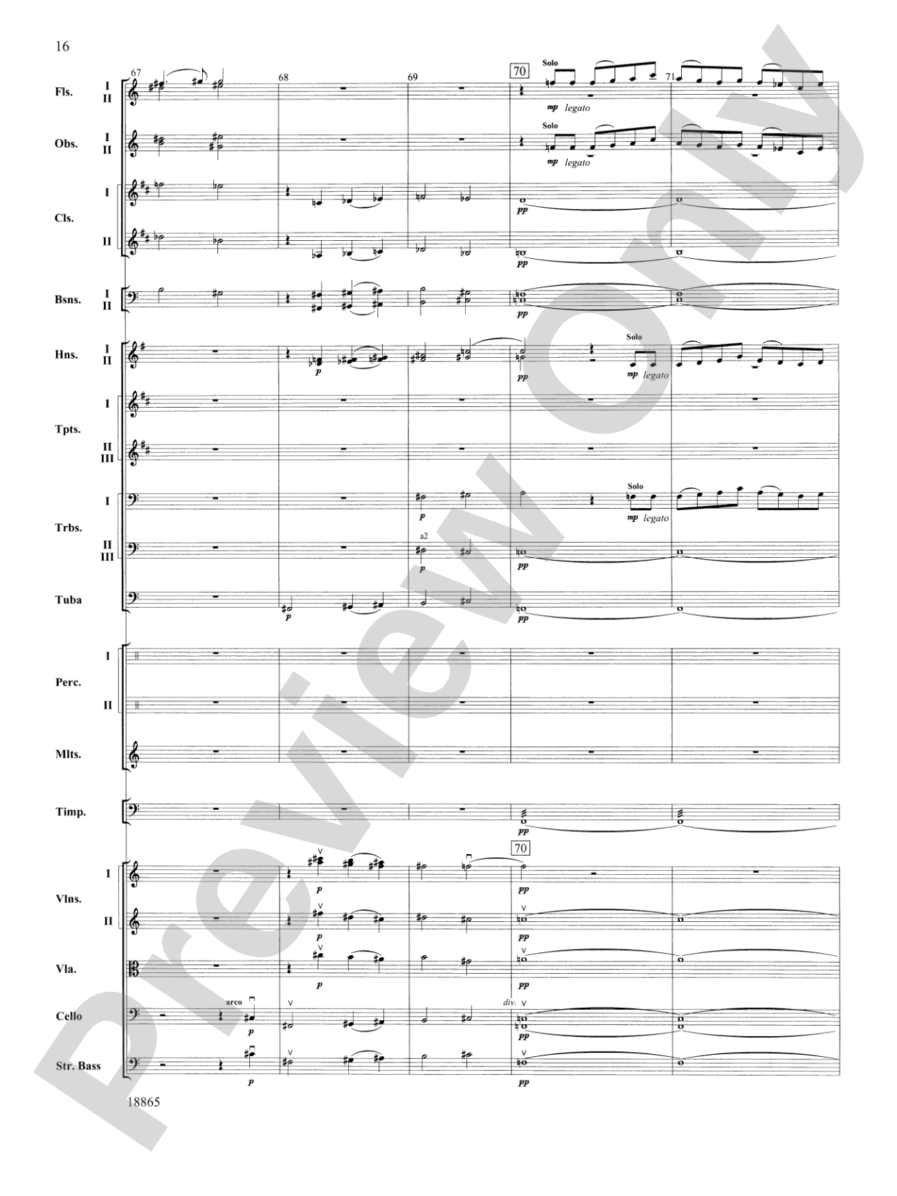 An American Rhapsody: Full Orchestra Conductor Score & Parts