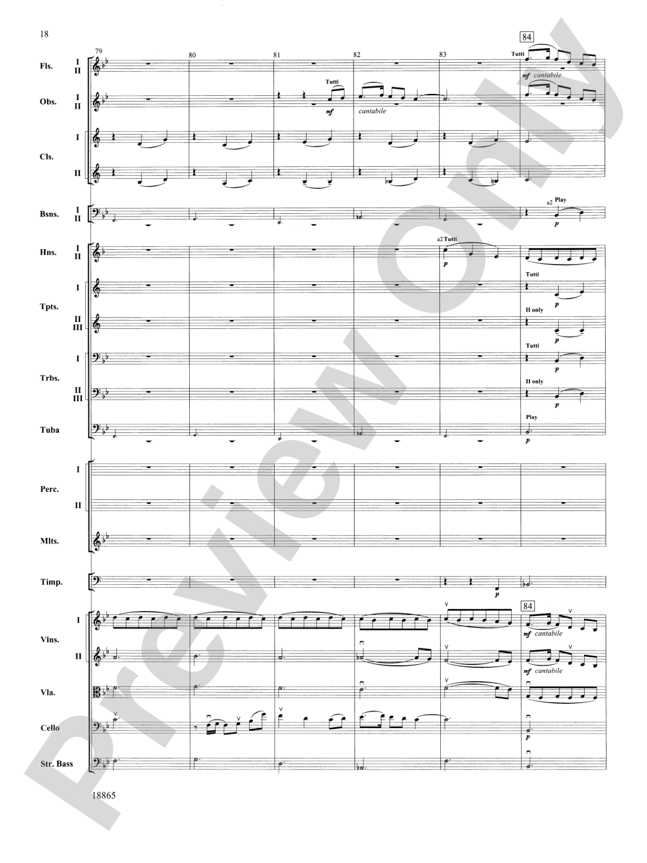 An American Rhapsody: Full Orchestra Conductor Score & Parts