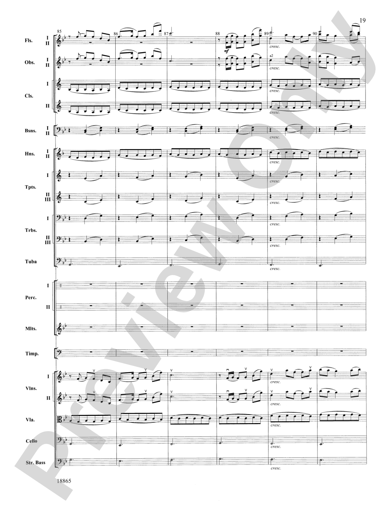 An American Rhapsody: Full Orchestra Conductor Score & Parts