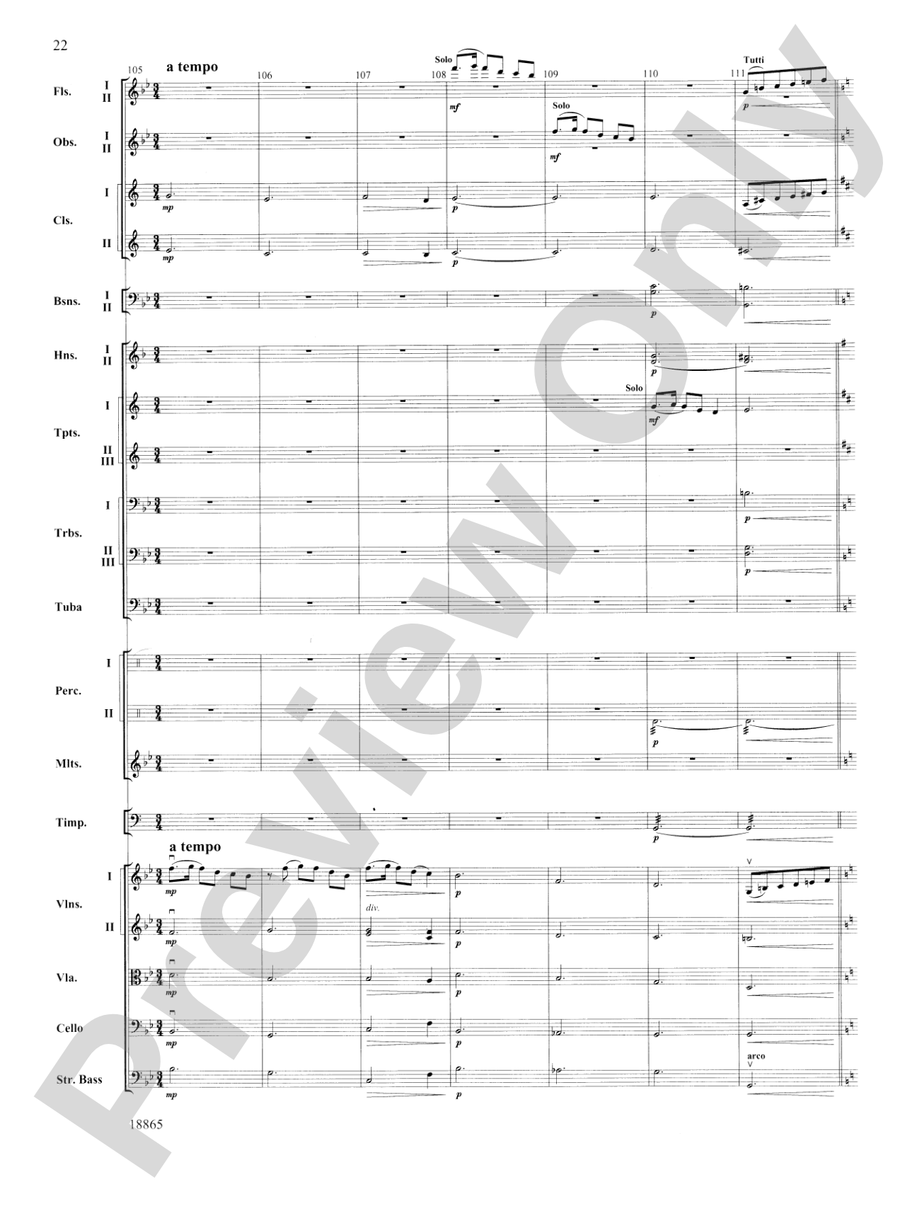 An American Rhapsody: Full Orchestra Conductor Score & Parts