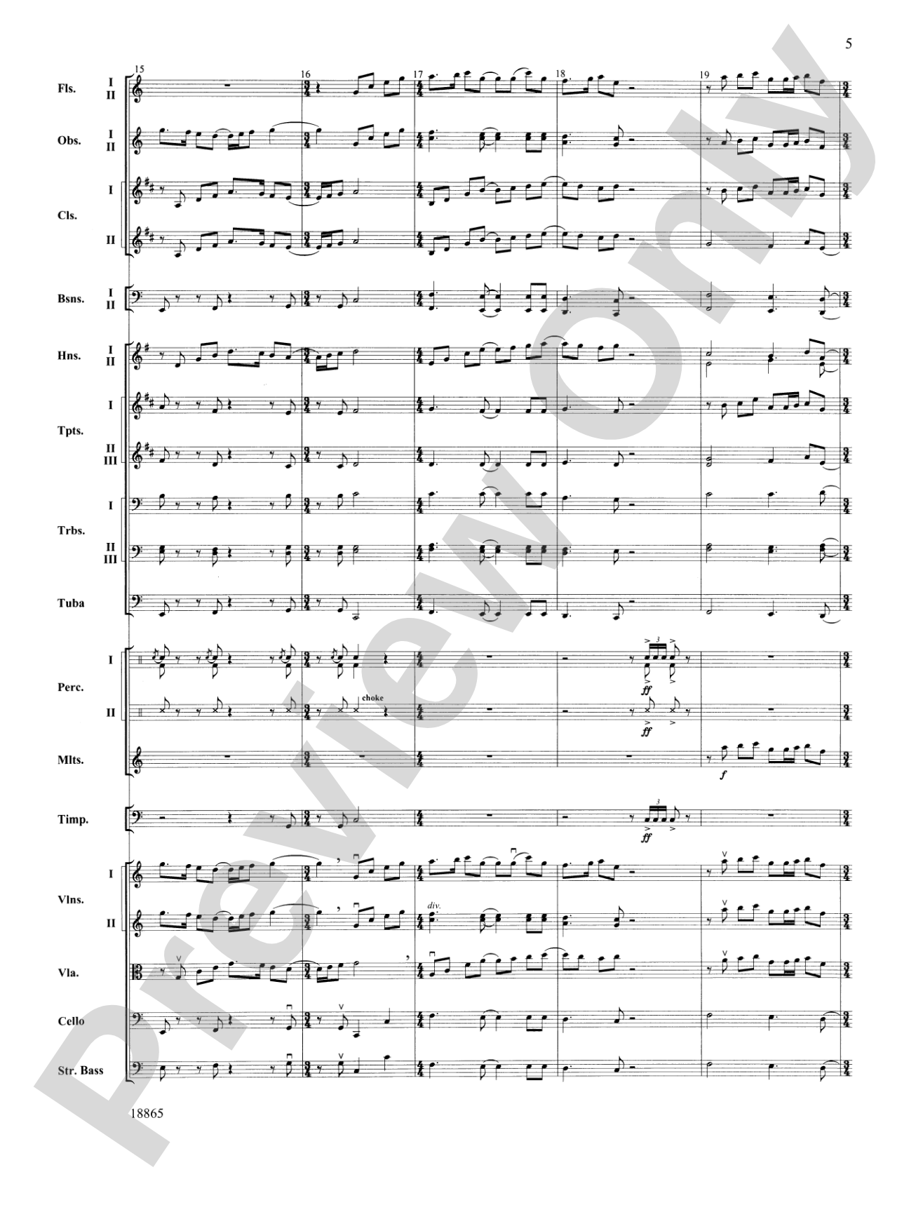 An American Rhapsody: Full Orchestra Conductor Score & Parts
