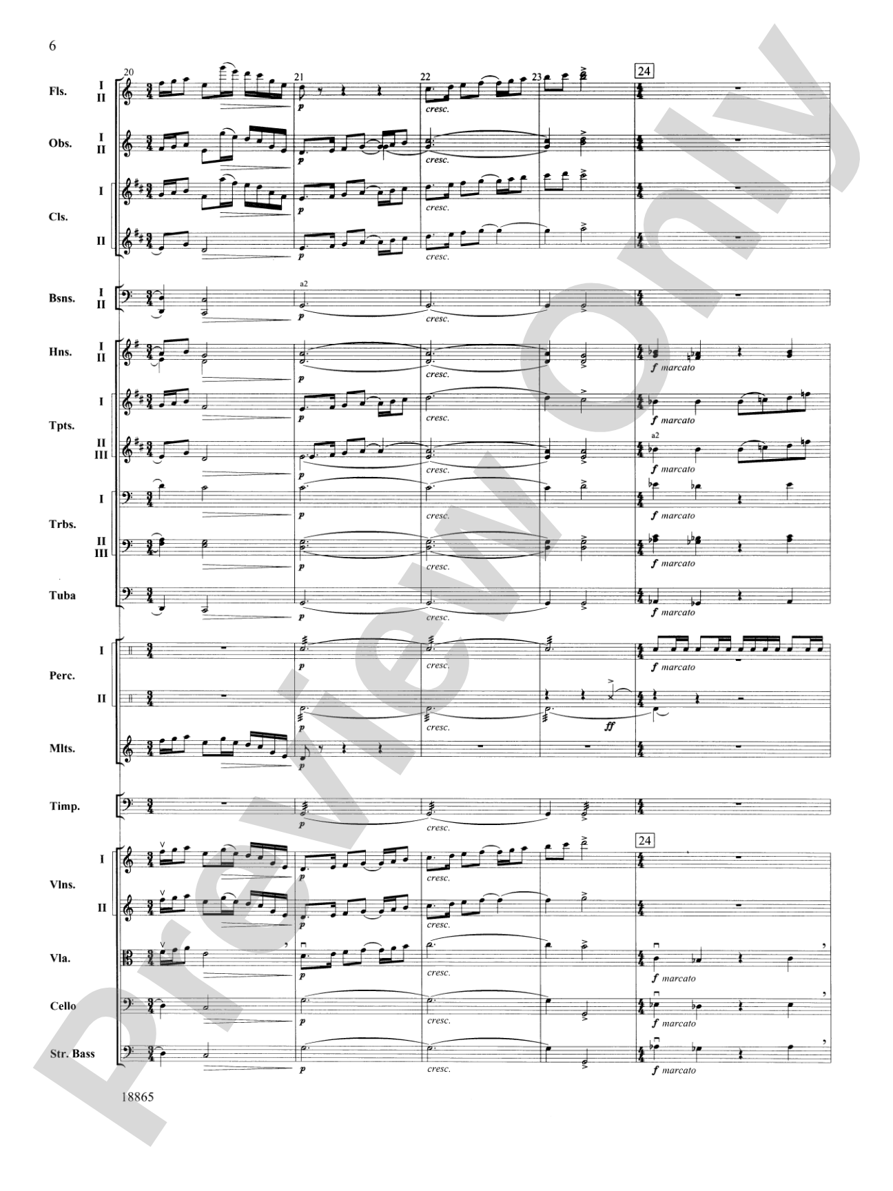 An American Rhapsody: Full Orchestra Conductor Score & Parts