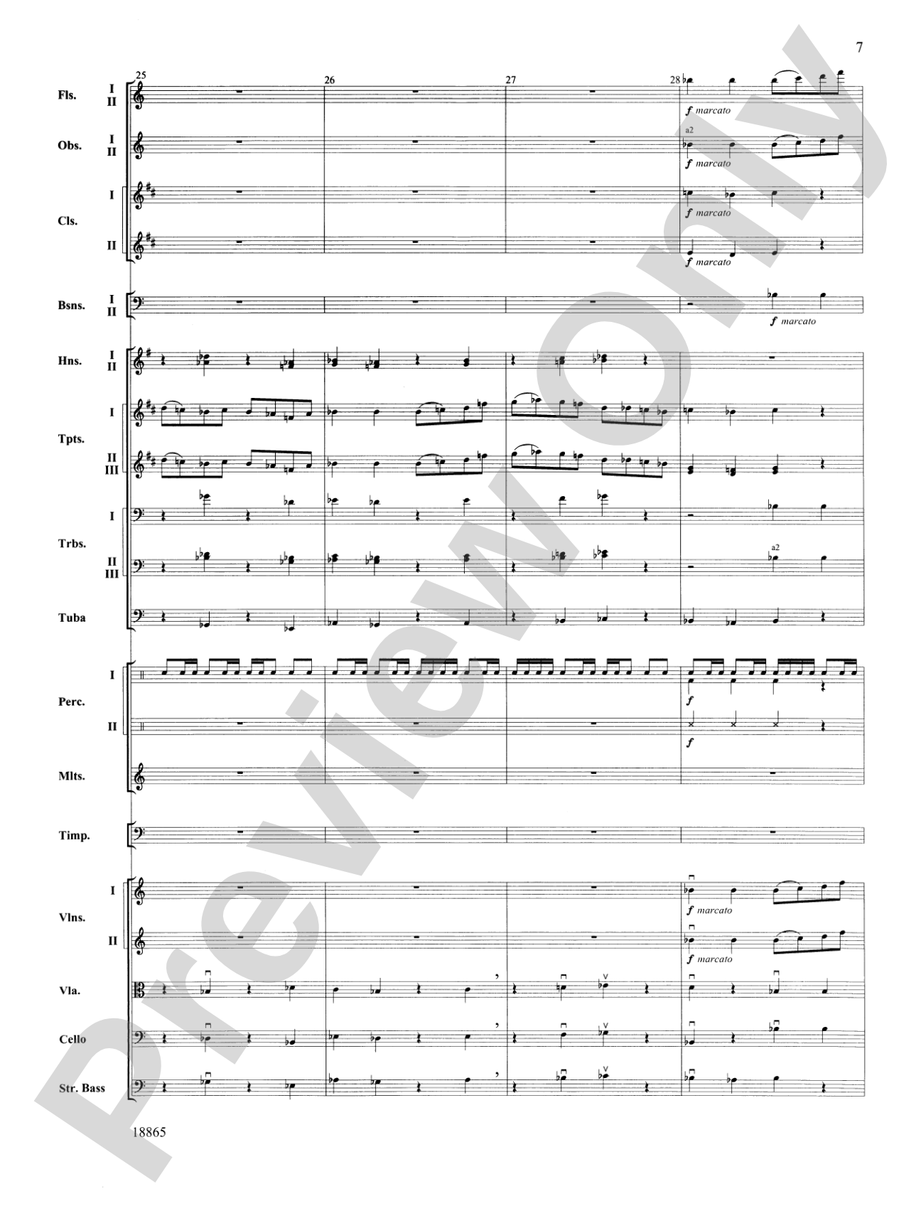 An American Rhapsody: Full Orchestra Conductor Score & Parts