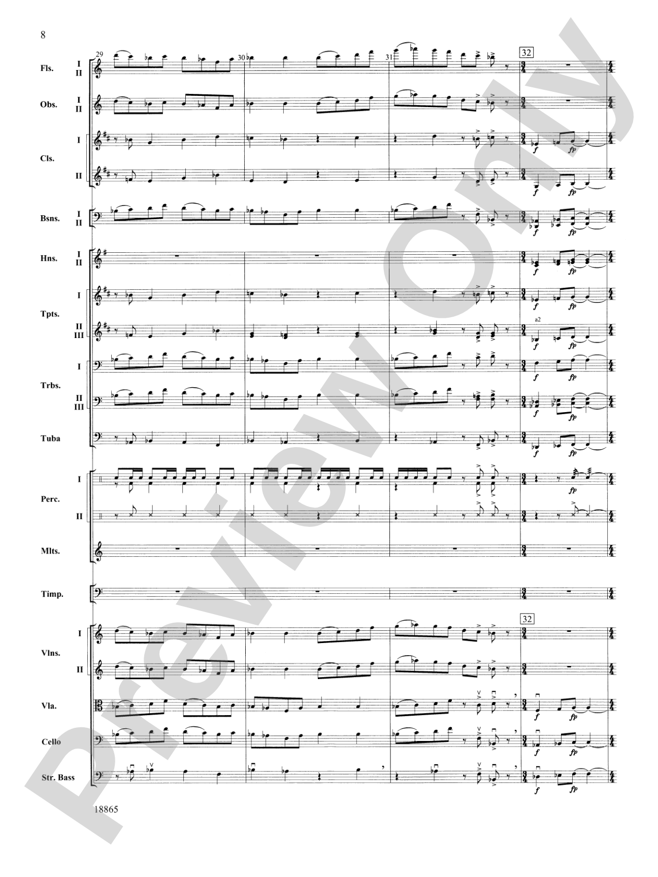 An American Rhapsody: Full Orchestra Conductor Score & Parts