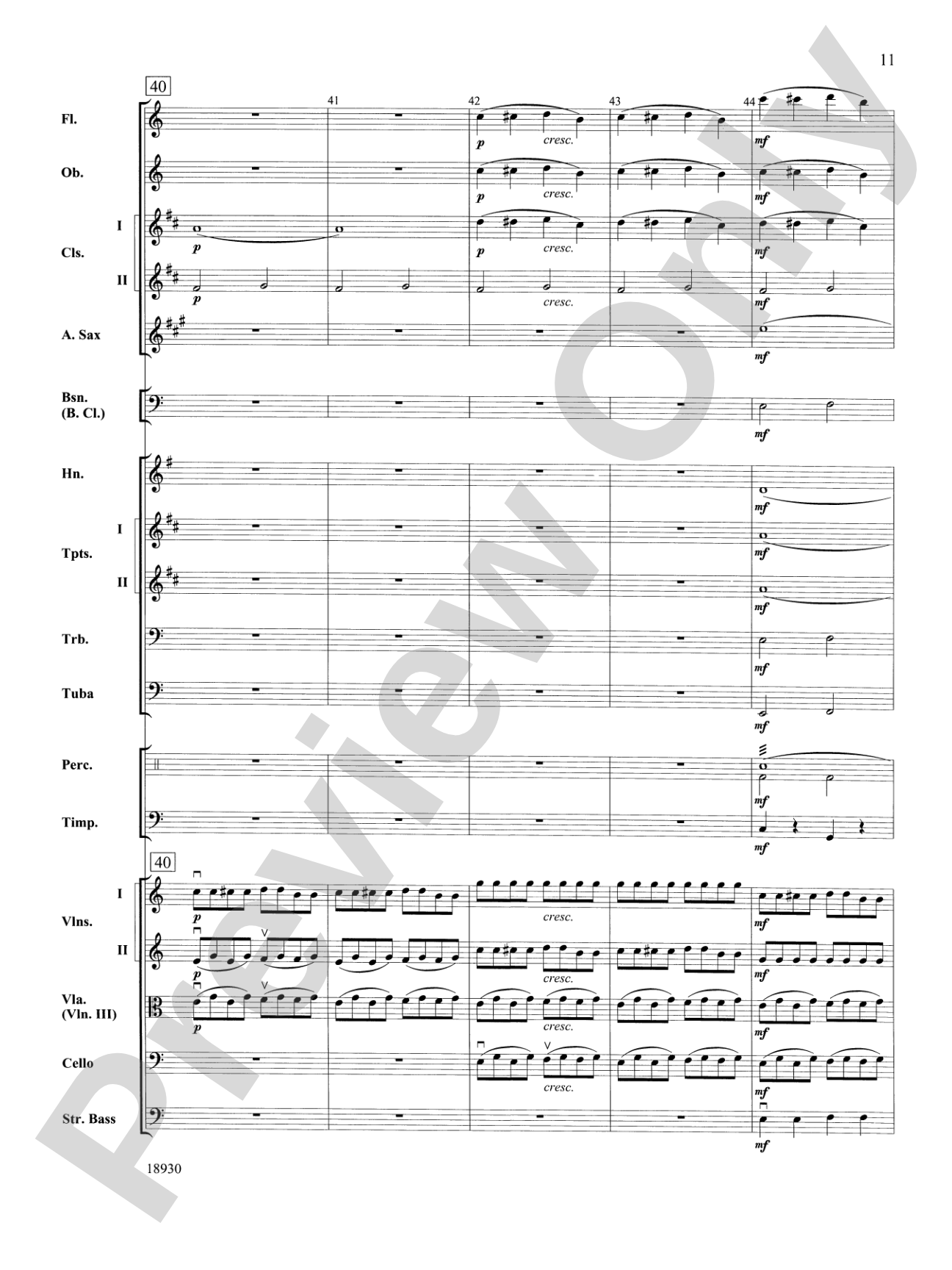 The Magic Flute (Overture): Full Orchestra Conductor Score & Parts