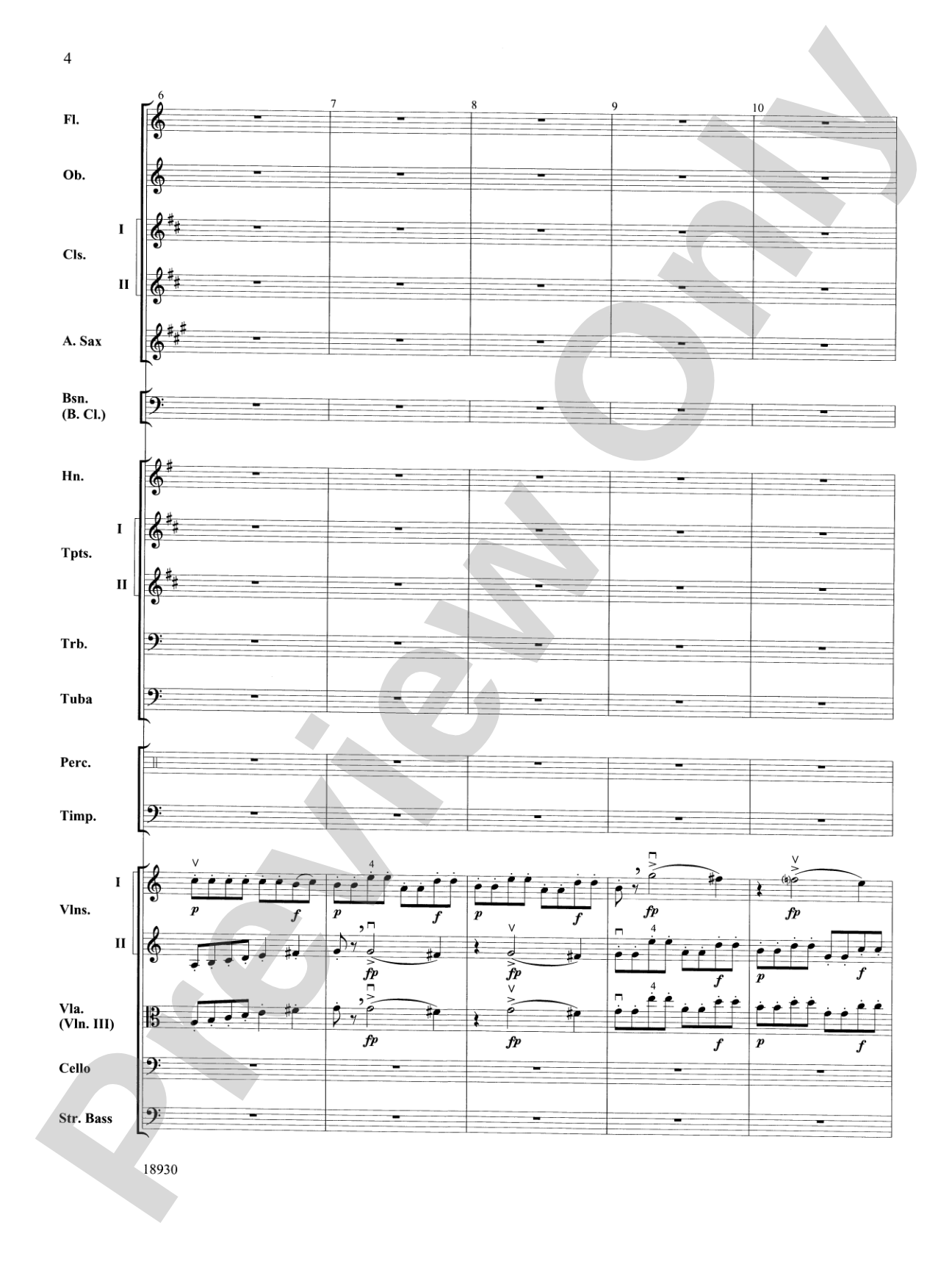 The Magic Flute (Overture): Full Orchestra Conductor Score & Parts