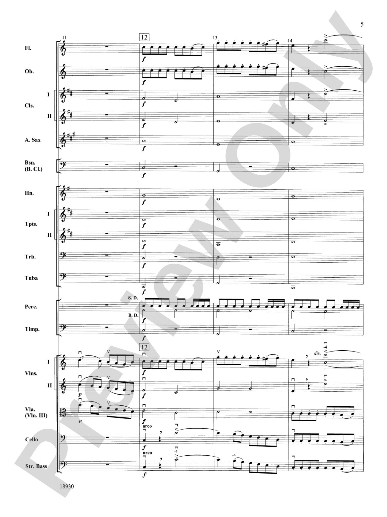 The Magic Flute (Overture): Full Orchestra Conductor Score & Parts