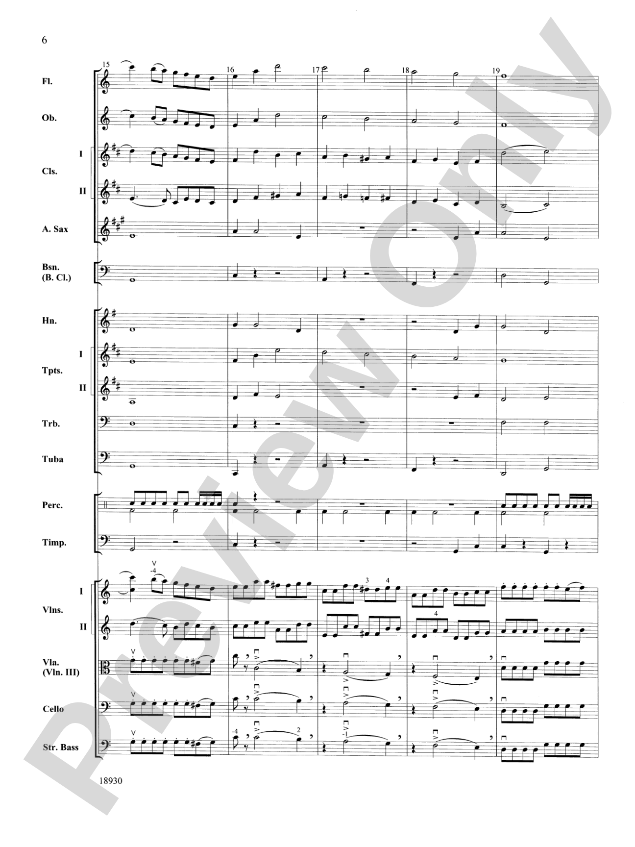 The Magic Flute (Overture): Full Orchestra Conductor Score & Parts