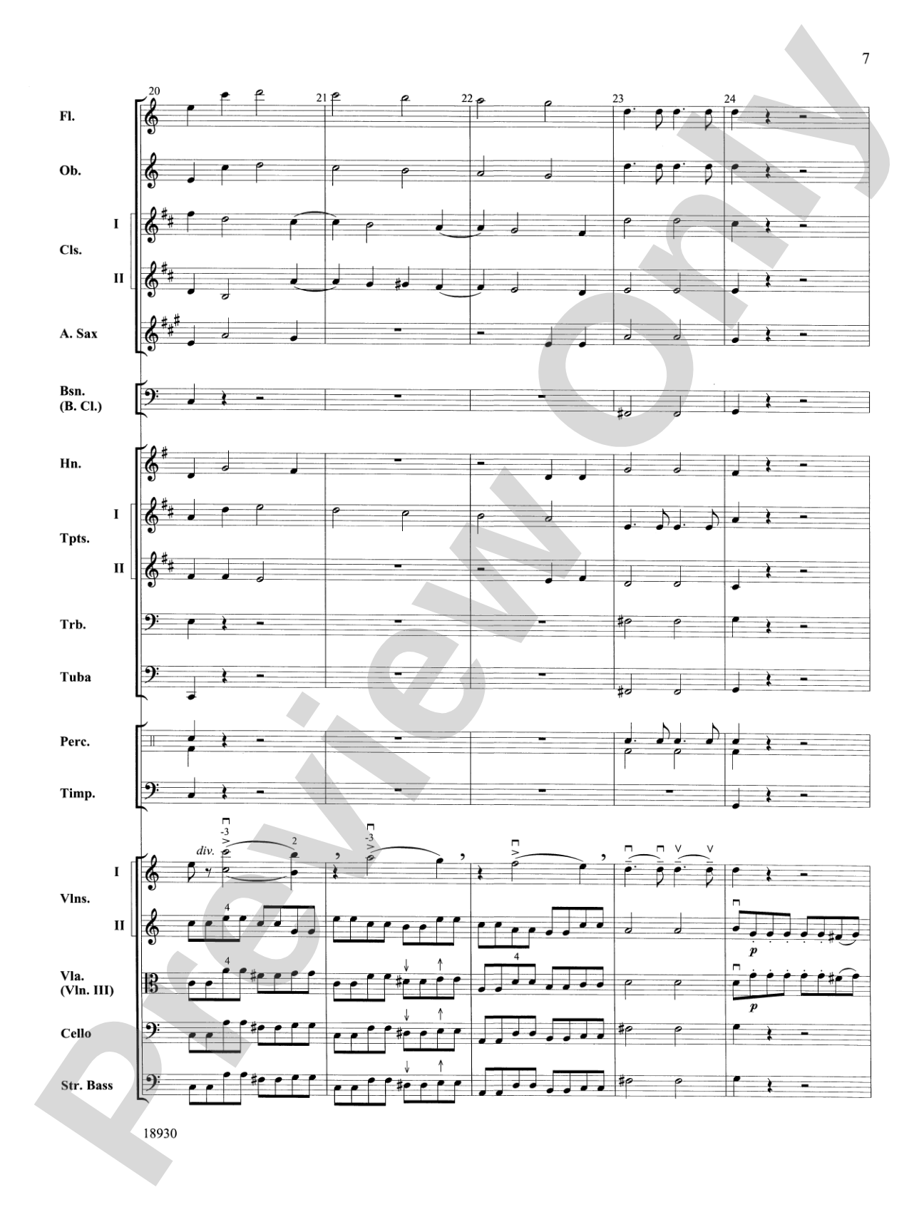 The Magic Flute (Overture): Full Orchestra Conductor Score & Parts
