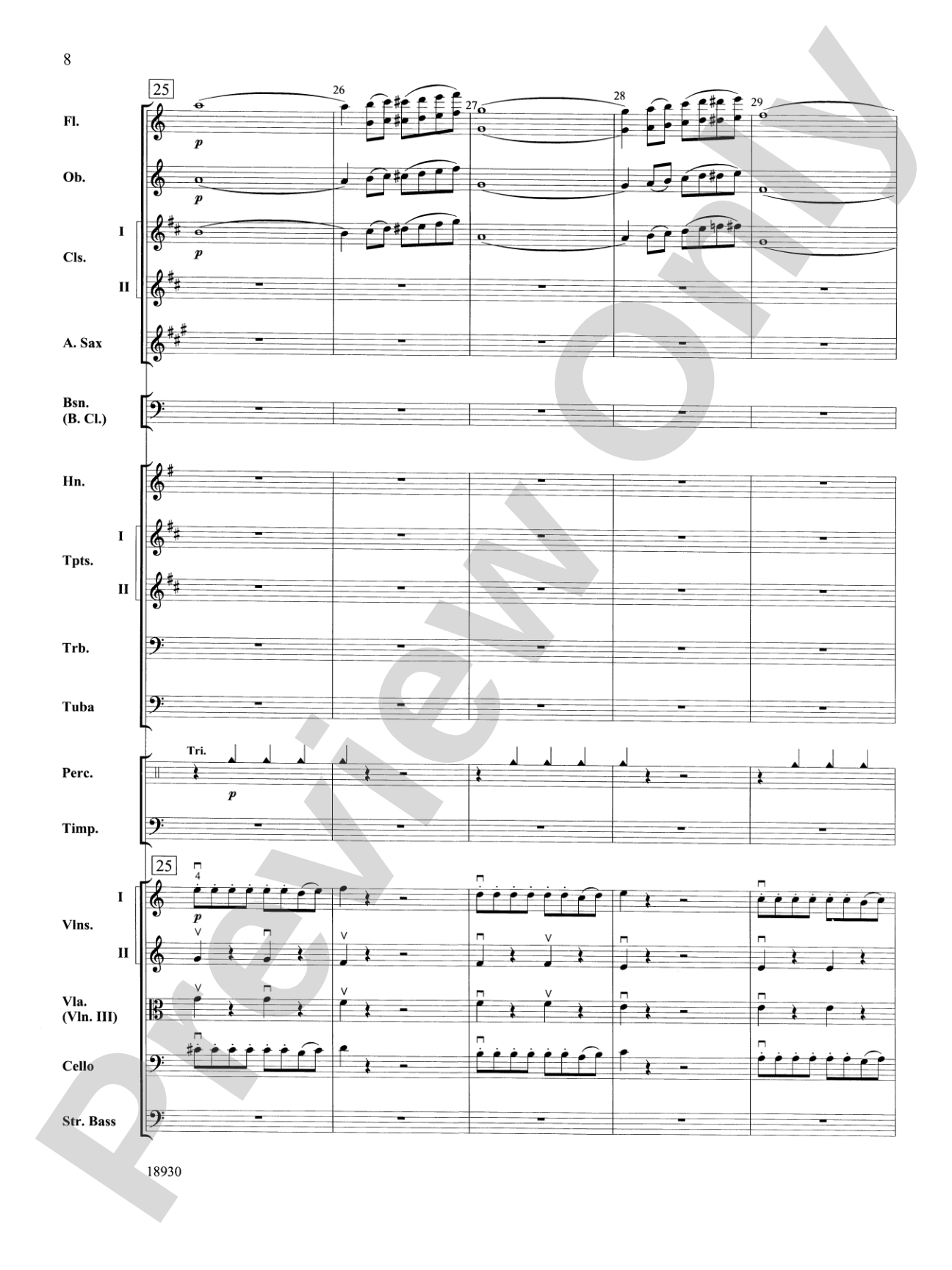 The Magic Flute (Overture): Full Orchestra Conductor Score & Parts