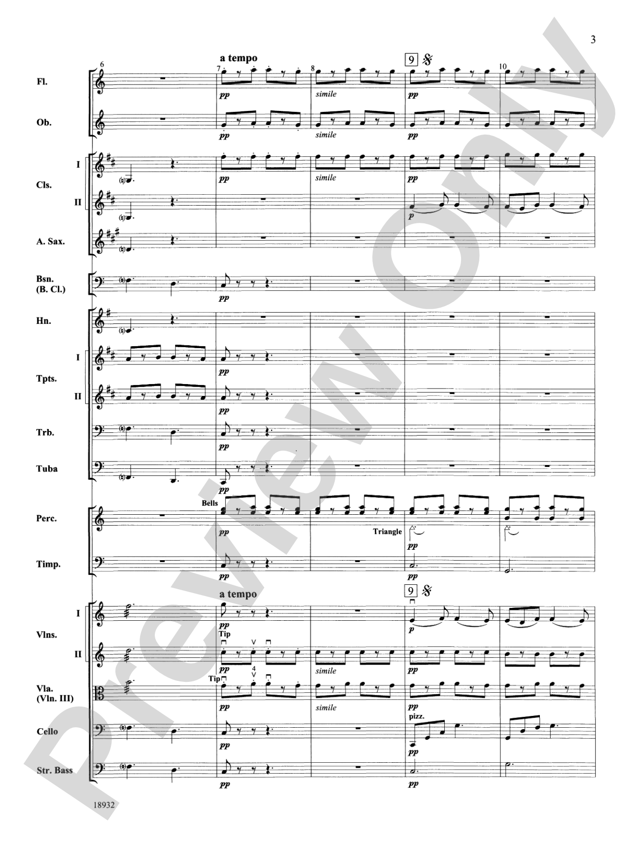 Barcarolle from "The Tales of Hoffman": Full Orchestra Conductor Score & Parts