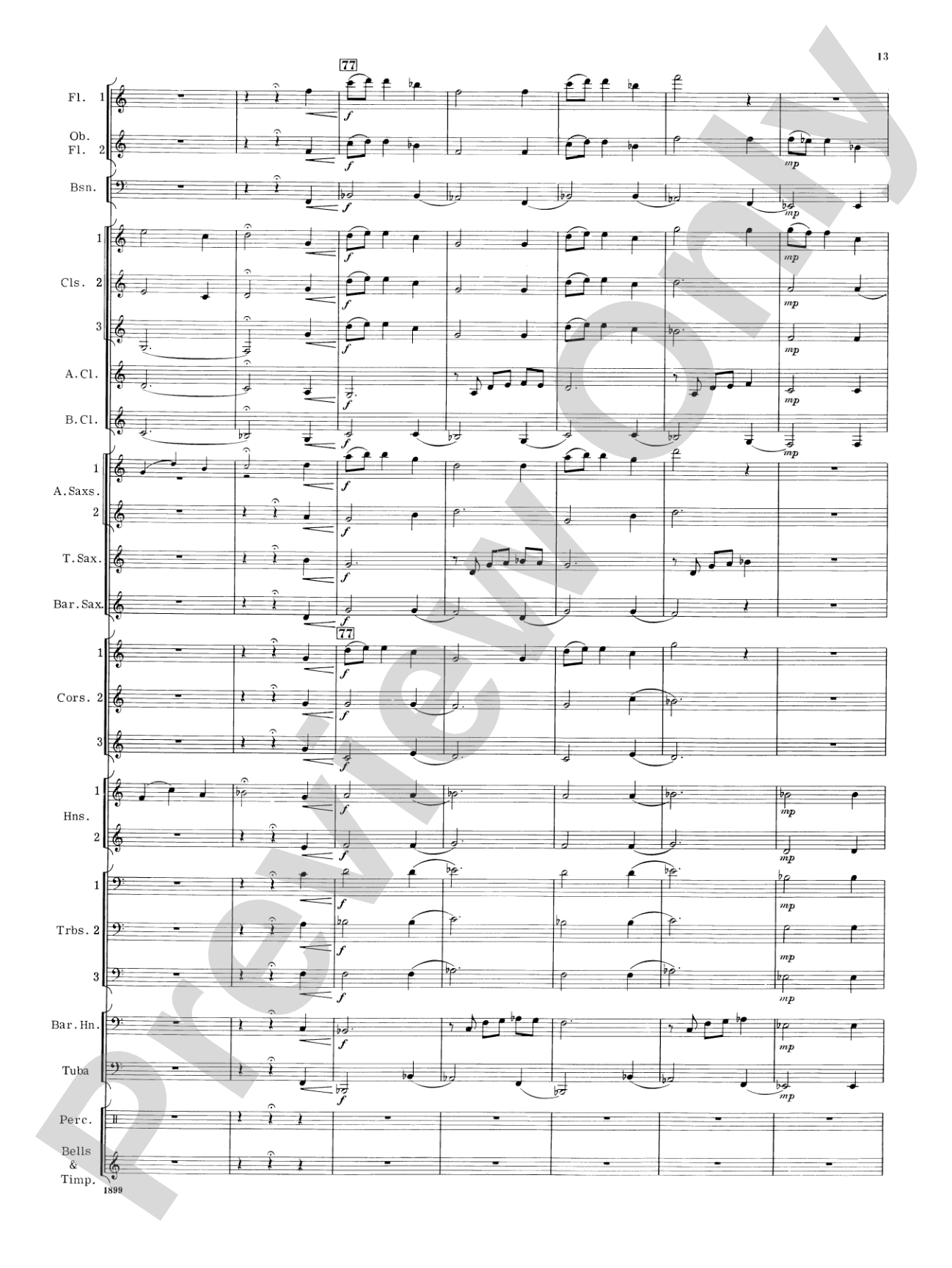 Blue Ridge Rhapsody: Concert Band Conductor Score & Parts