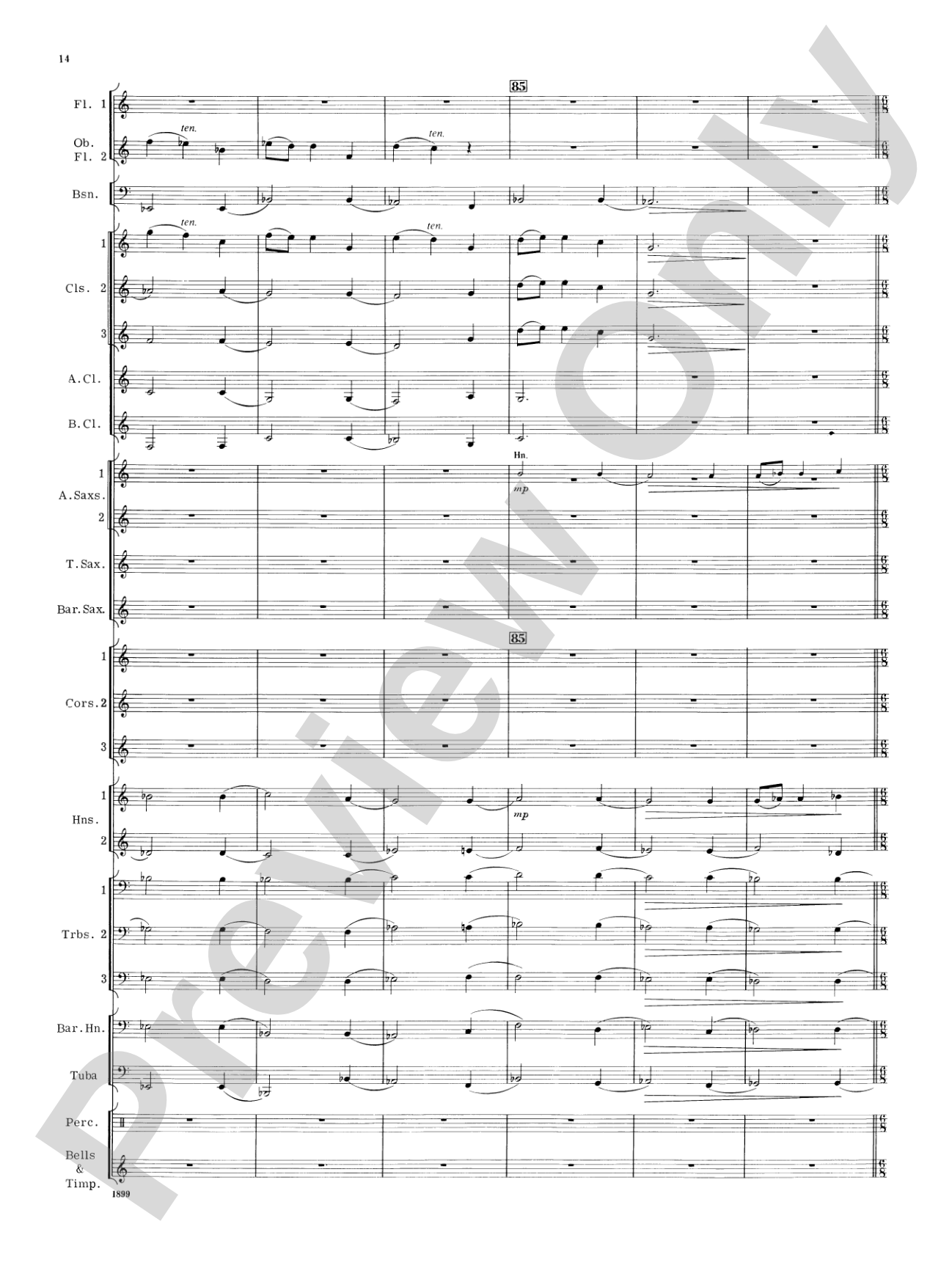 Blue Ridge Rhapsody: Concert Band Conductor Score & Parts