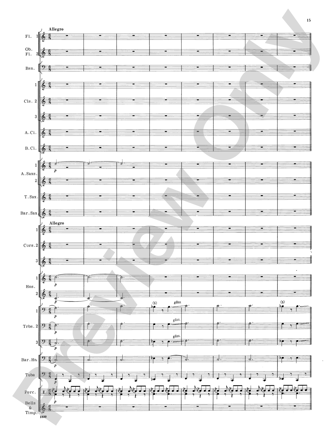 Blue Ridge Rhapsody: Concert Band Conductor Score & Parts