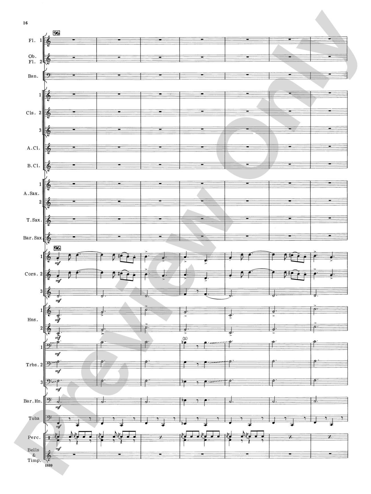 Blue Ridge Rhapsody: Concert Band Conductor Score & Parts