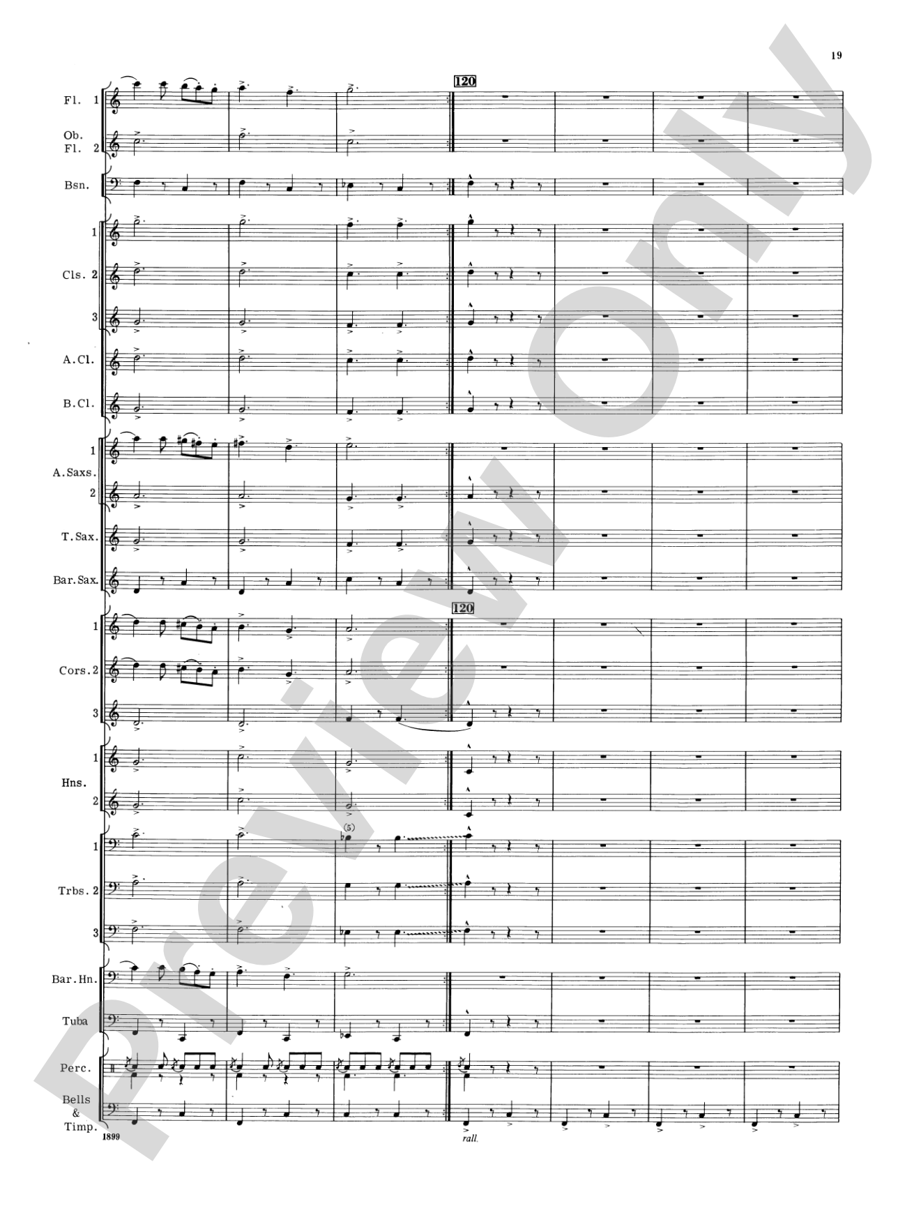 Blue Ridge Rhapsody: Concert Band Conductor Score & Parts