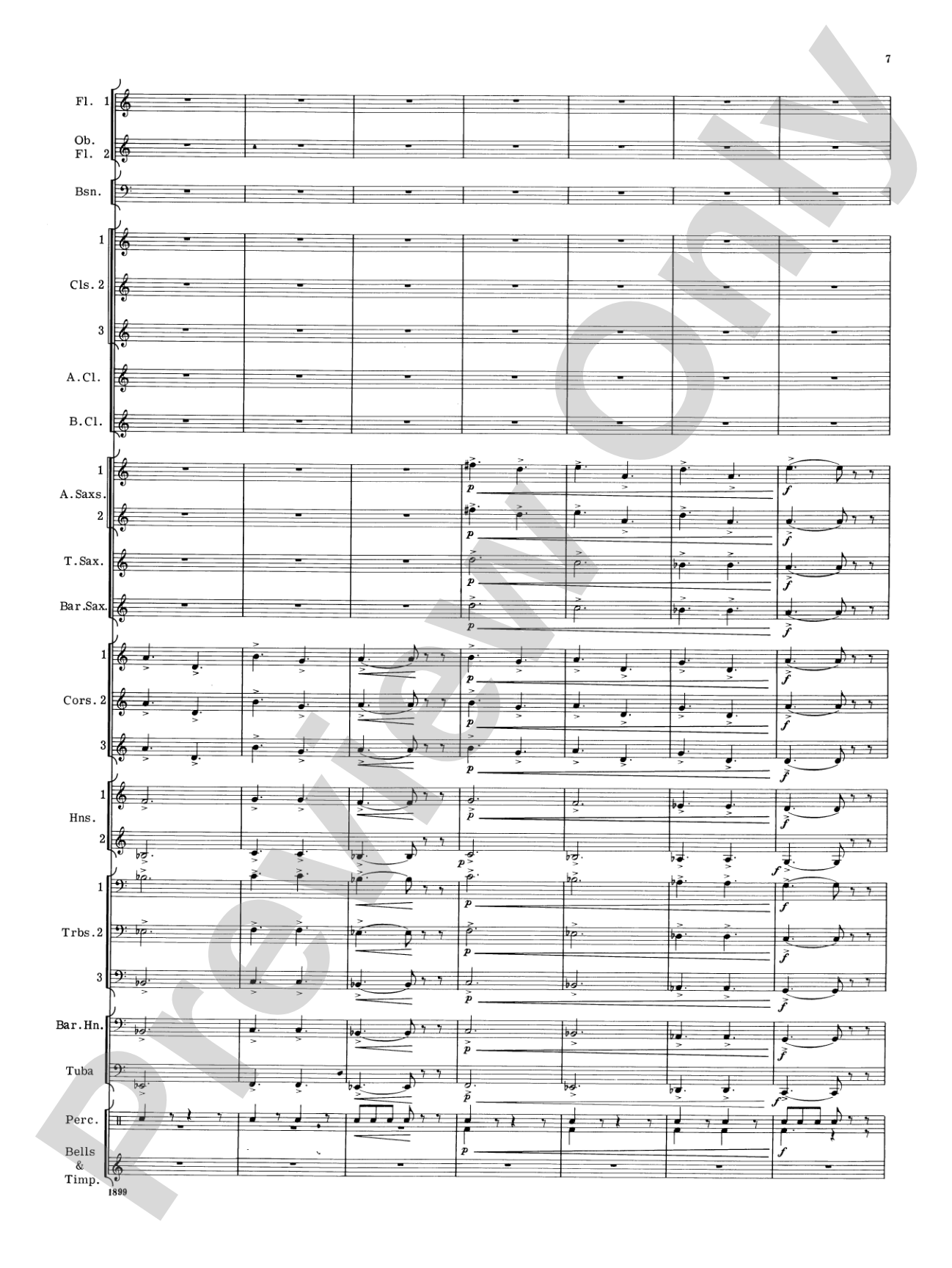 Blue Ridge Rhapsody: Concert Band Conductor Score & Parts