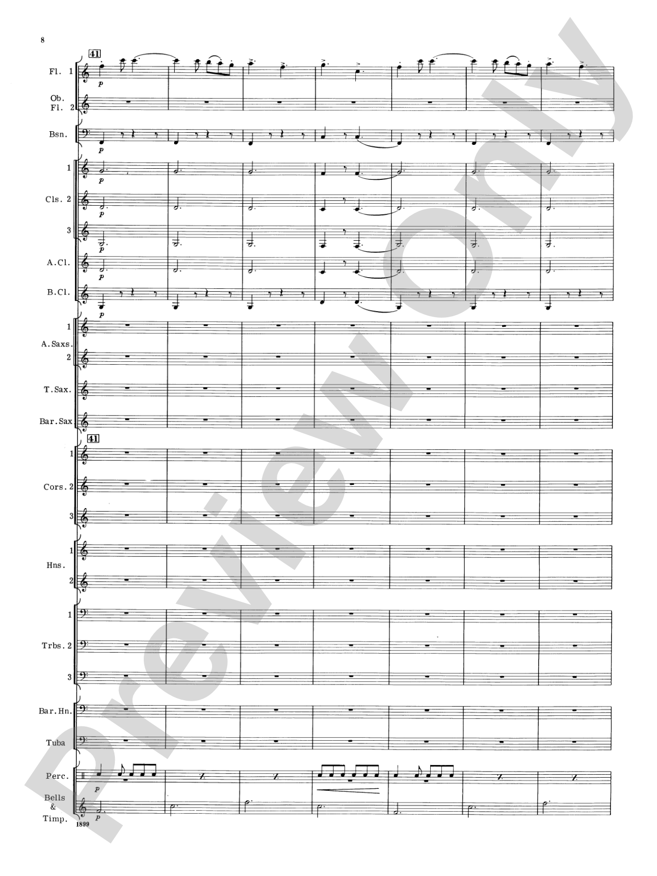 Blue Ridge Rhapsody: Concert Band Conductor Score & Parts
