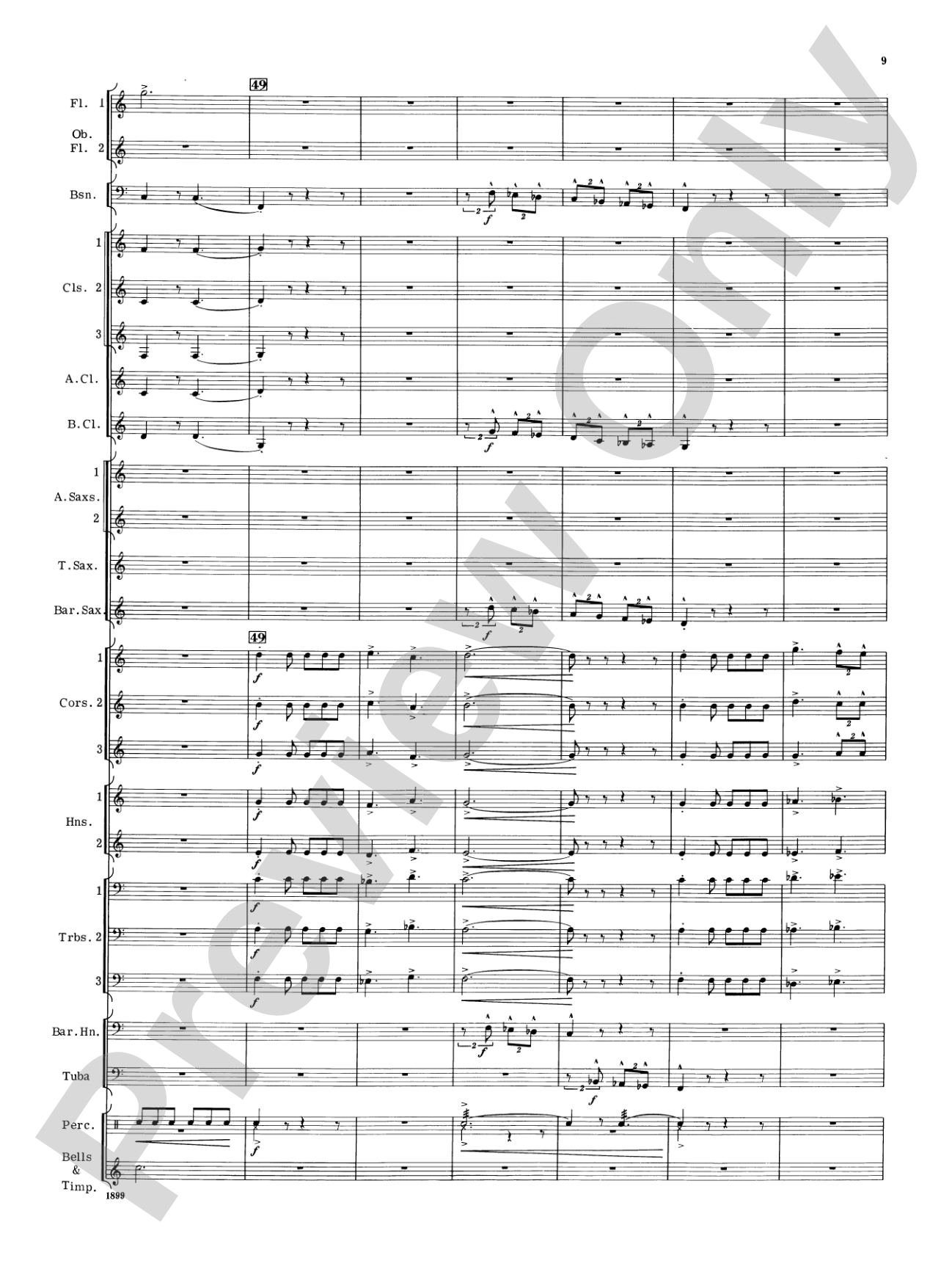 Blue Ridge Rhapsody: Concert Band Conductor Score & Parts