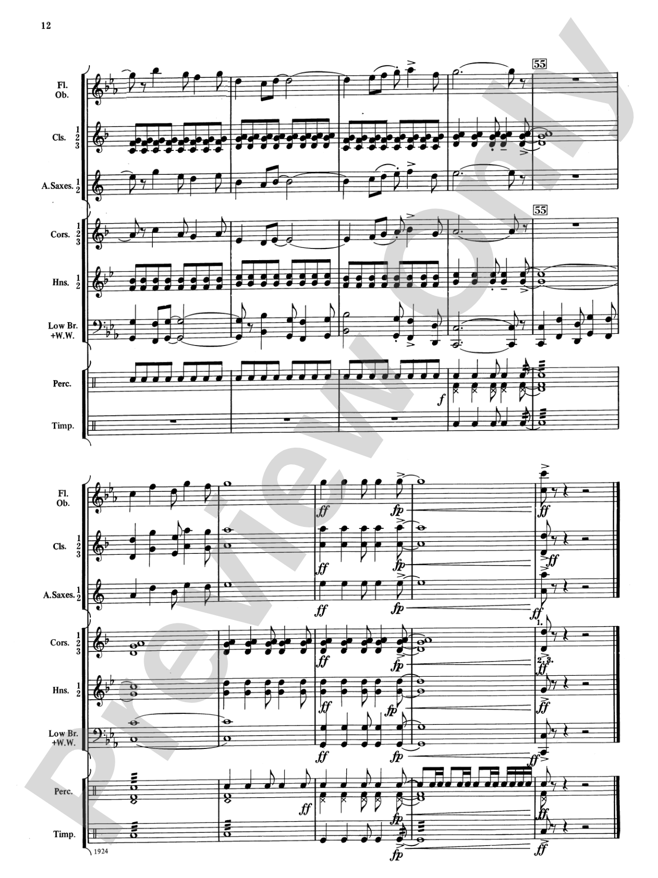 Three Kentucky Sketches: Concert Band Conductor Score & Parts