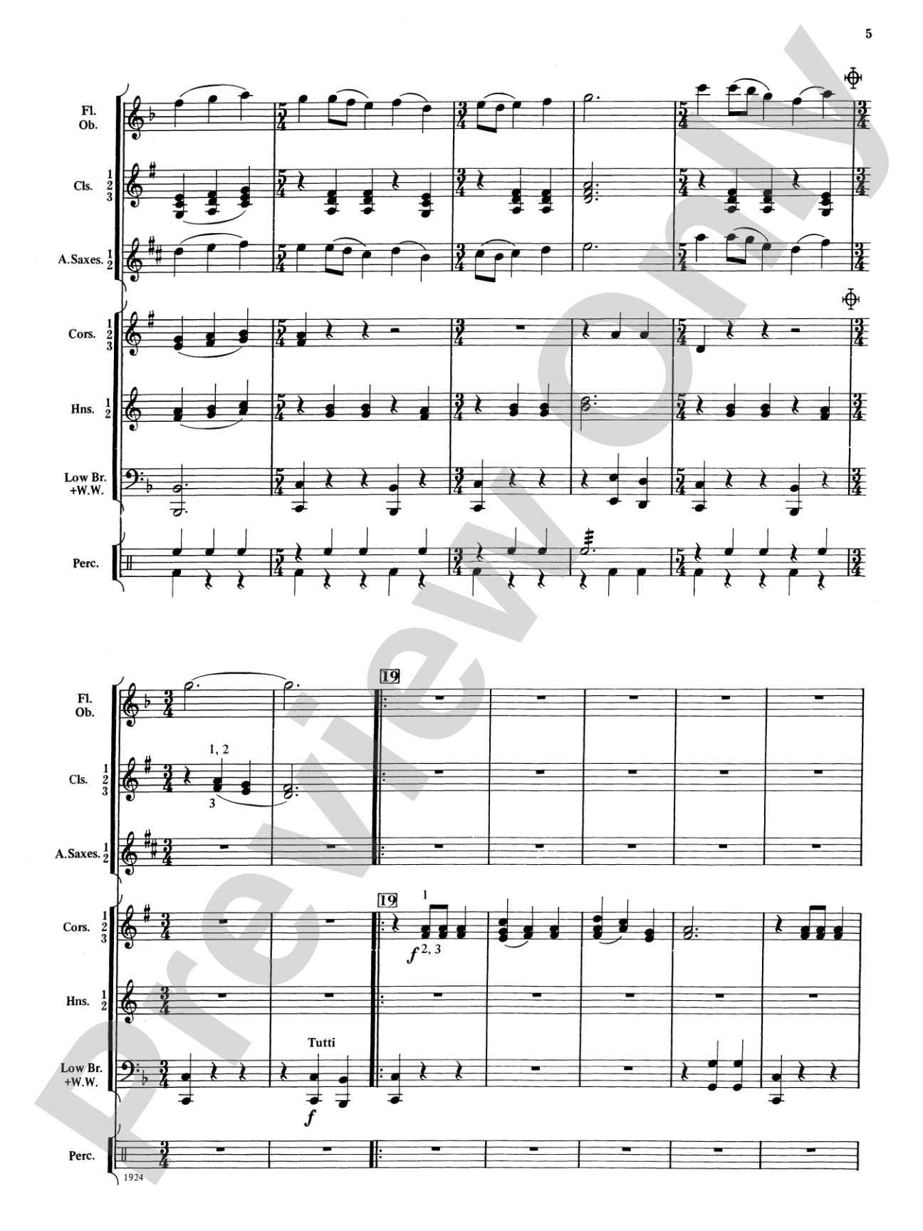 Three Kentucky Sketches: Concert Band Conductor Score & Parts