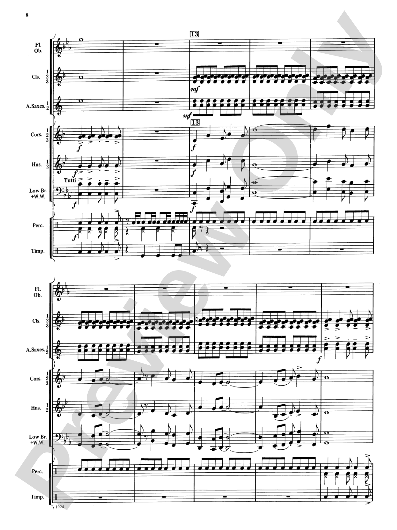 Three Kentucky Sketches: Concert Band Conductor Score & Parts