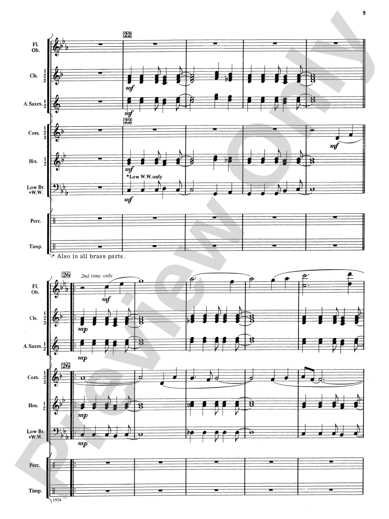 Three Kentucky Sketches: Concert Band Conductor Score & Parts