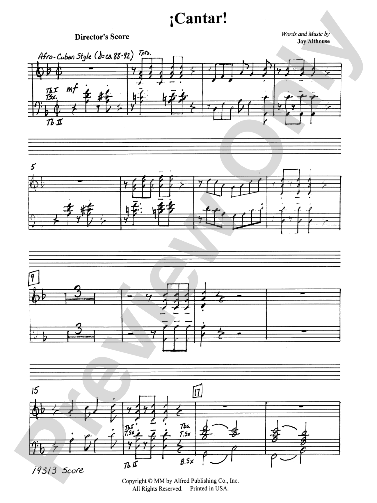 Cantar! (Sing!): Choral SoundPax