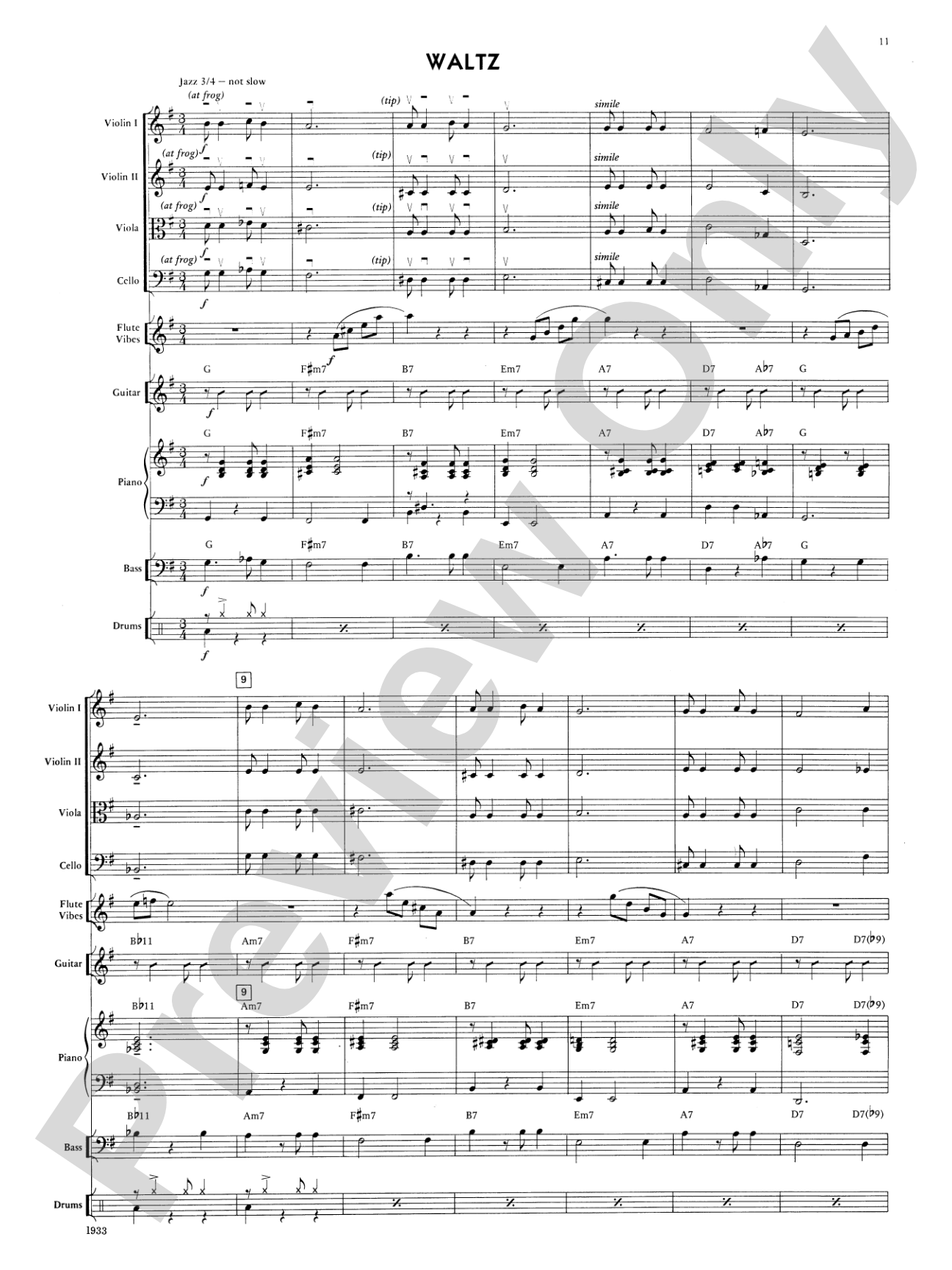 Jazz Suite for Strings and Rhythm: String Orchestra Conductor Score & Parts