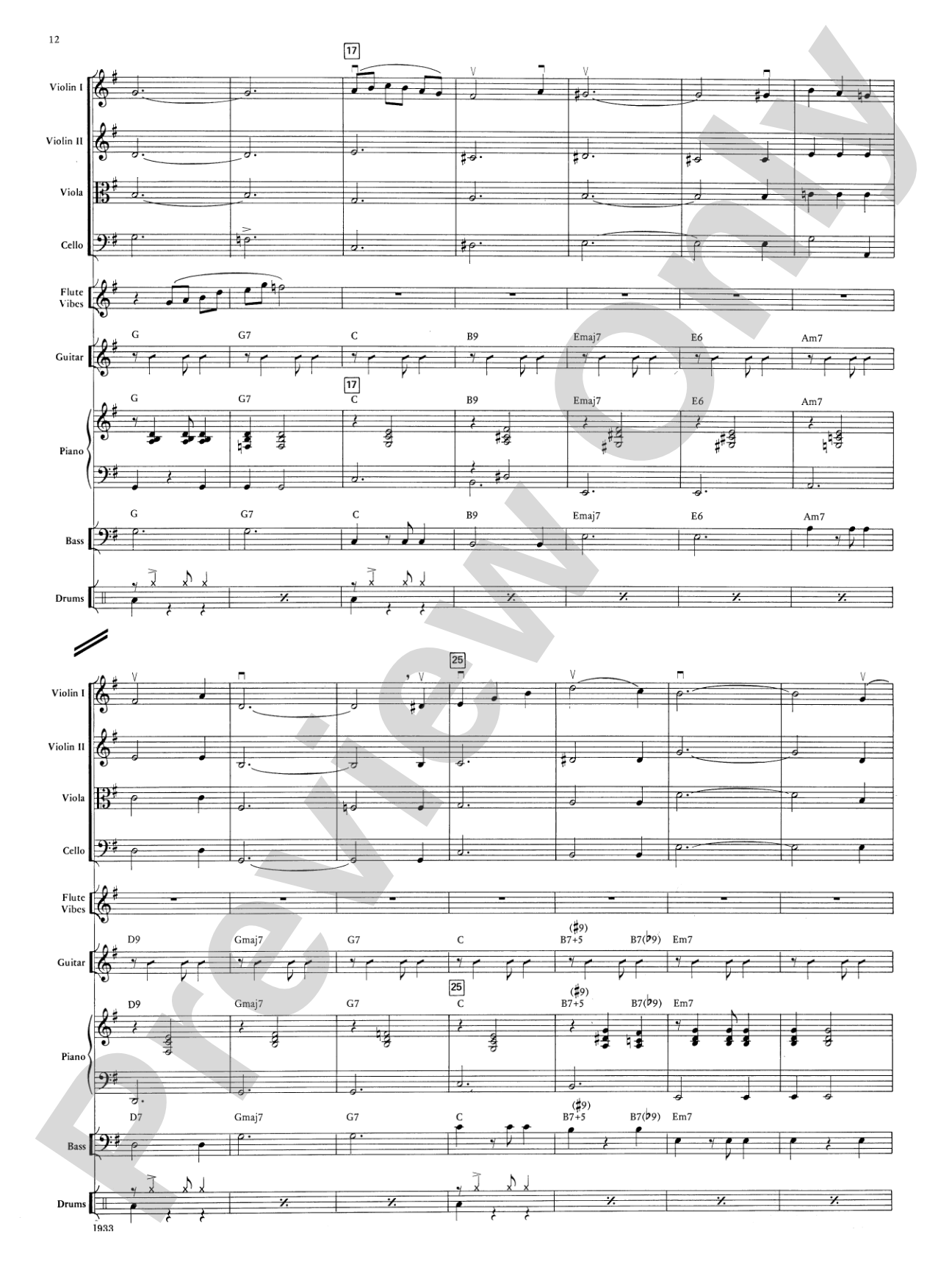 Jazz Suite for Strings and Rhythm: String Orchestra Conductor Score & Parts