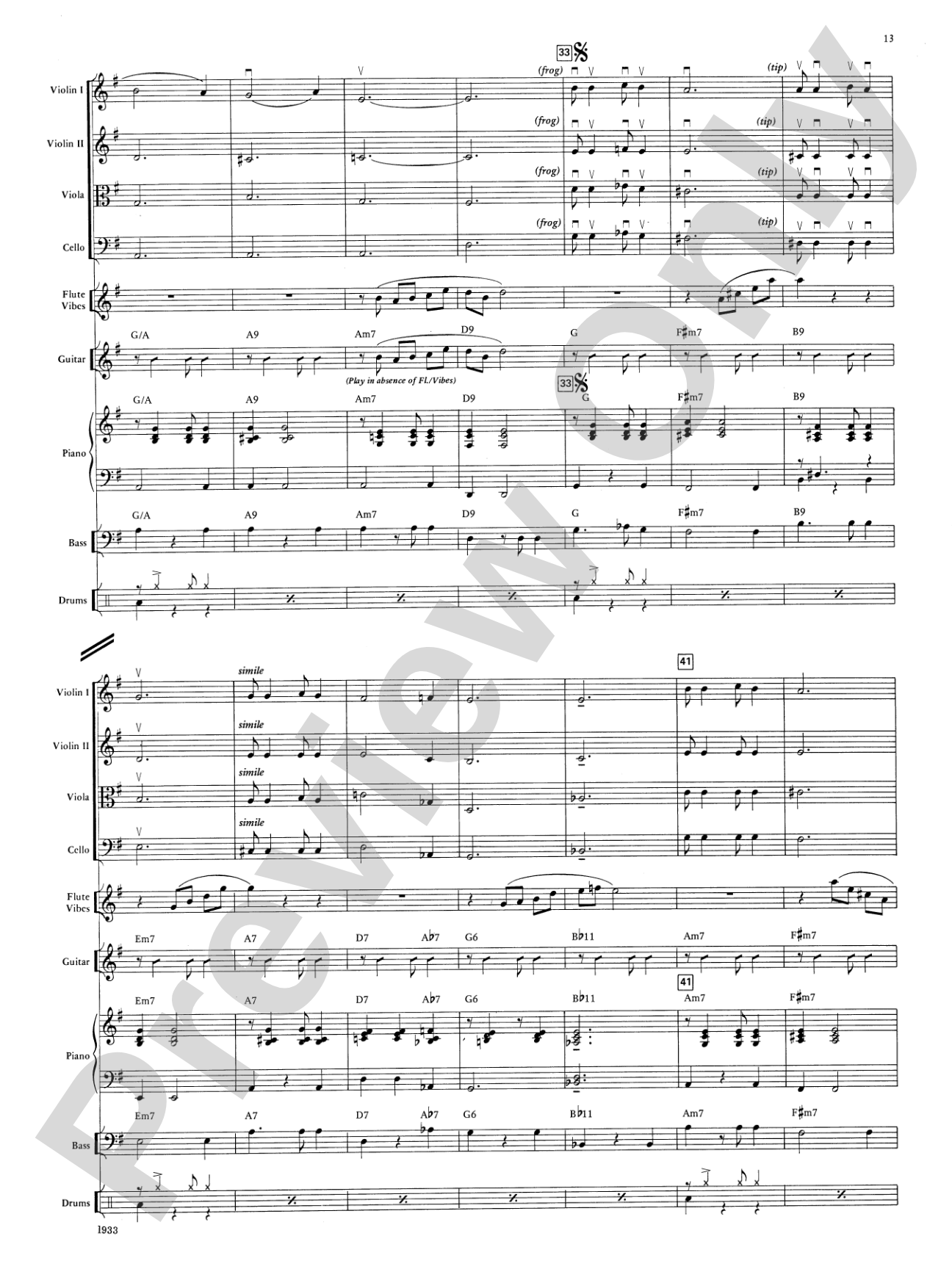 Jazz Suite for Strings and Rhythm: String Orchestra Conductor Score & Parts