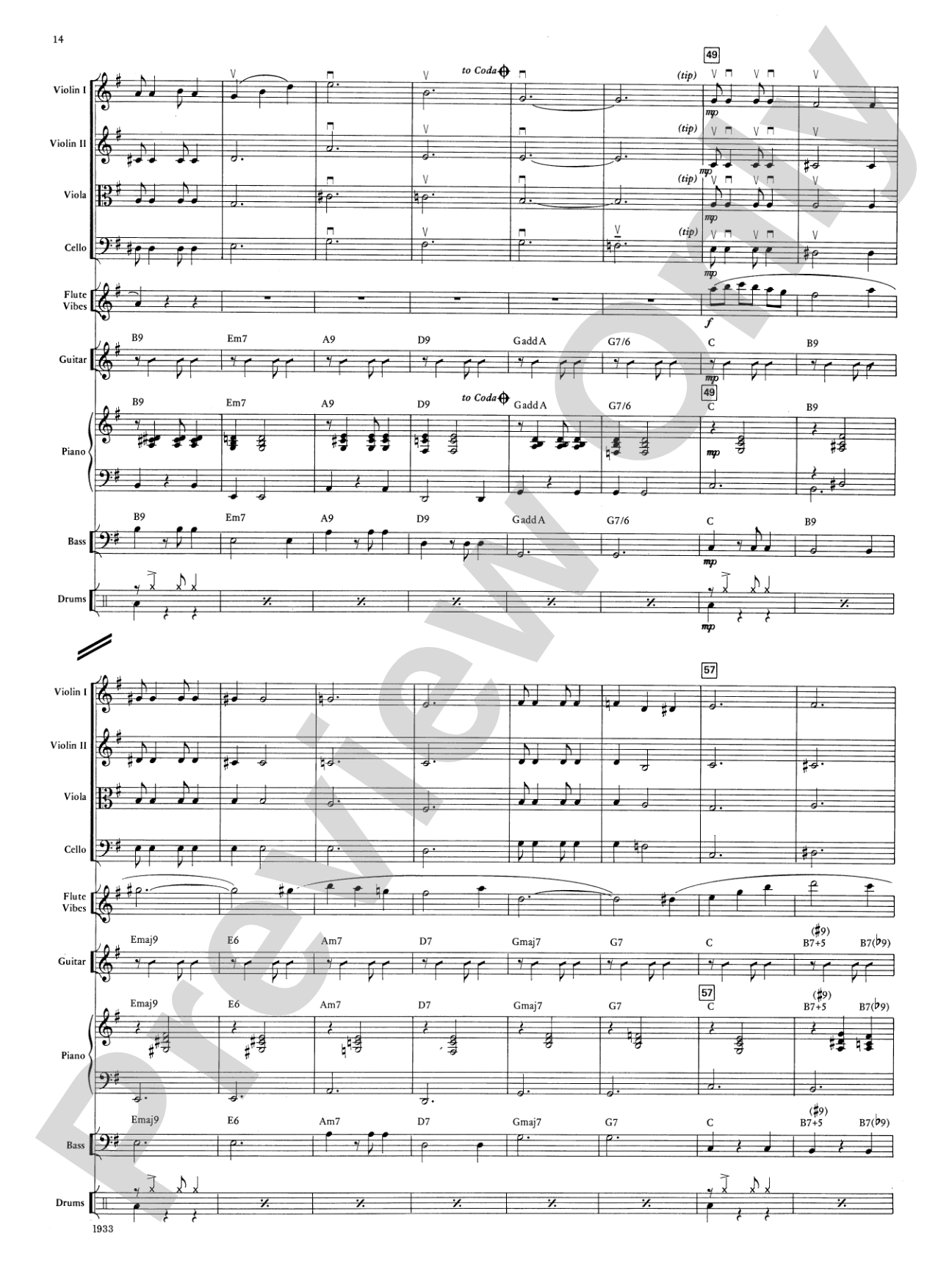 Jazz Suite for Strings and Rhythm: String Orchestra Conductor Score & Parts