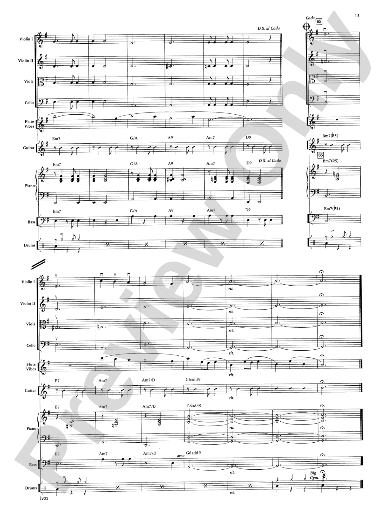Jazz Suite for Strings and Rhythm: String Orchestra Conductor Score & Parts