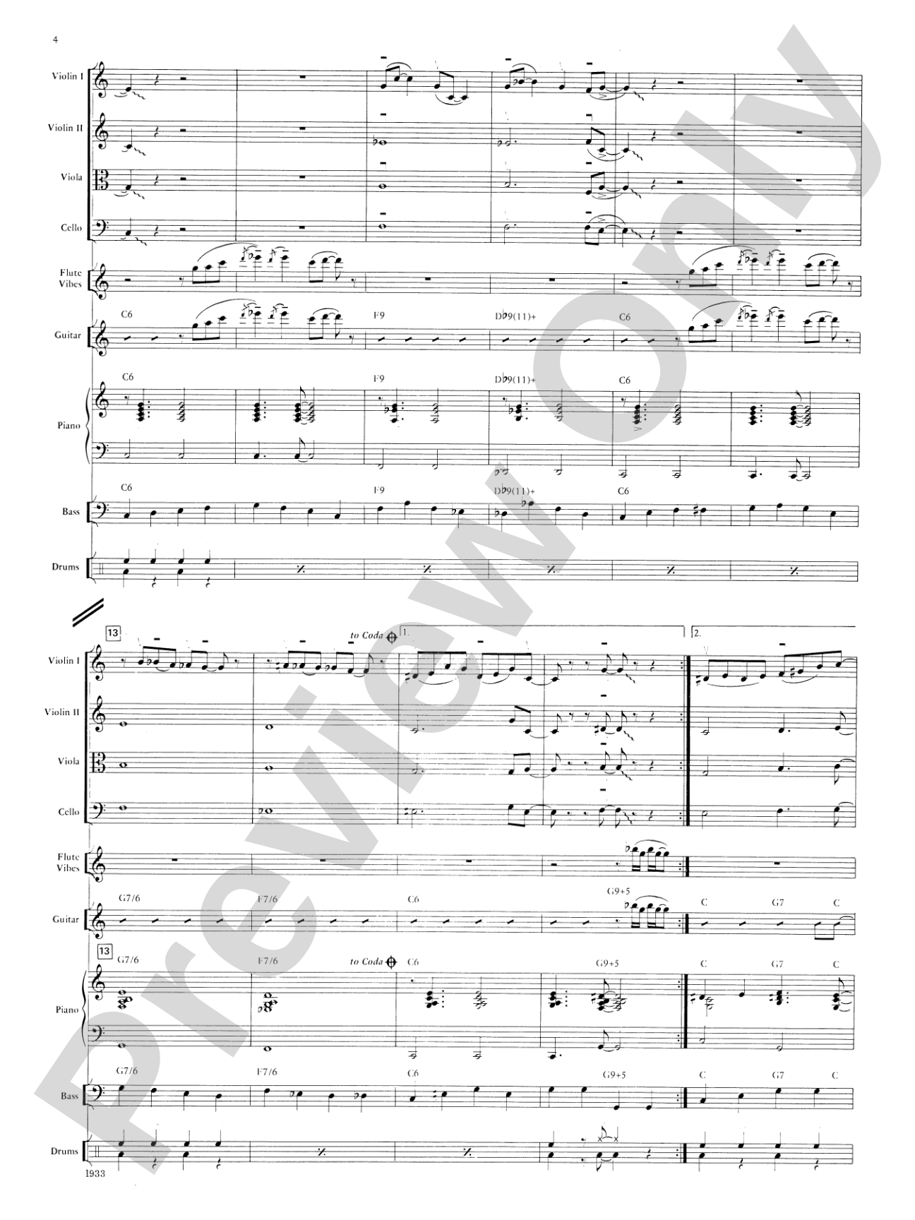 Jazz Suite for Strings and Rhythm: String Orchestra Conductor Score & Parts