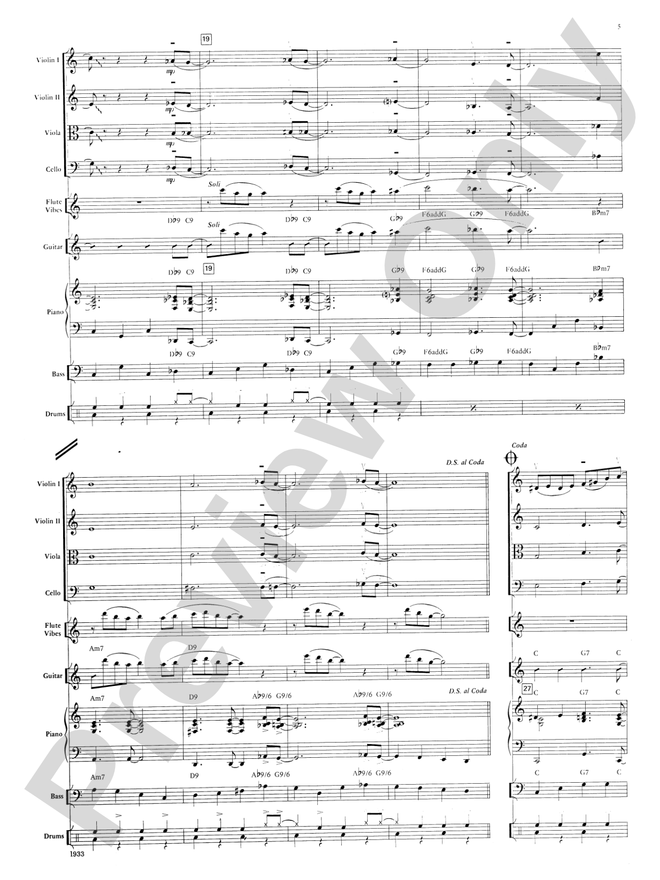 Jazz Suite for Strings and Rhythm: String Orchestra Conductor Score & Parts