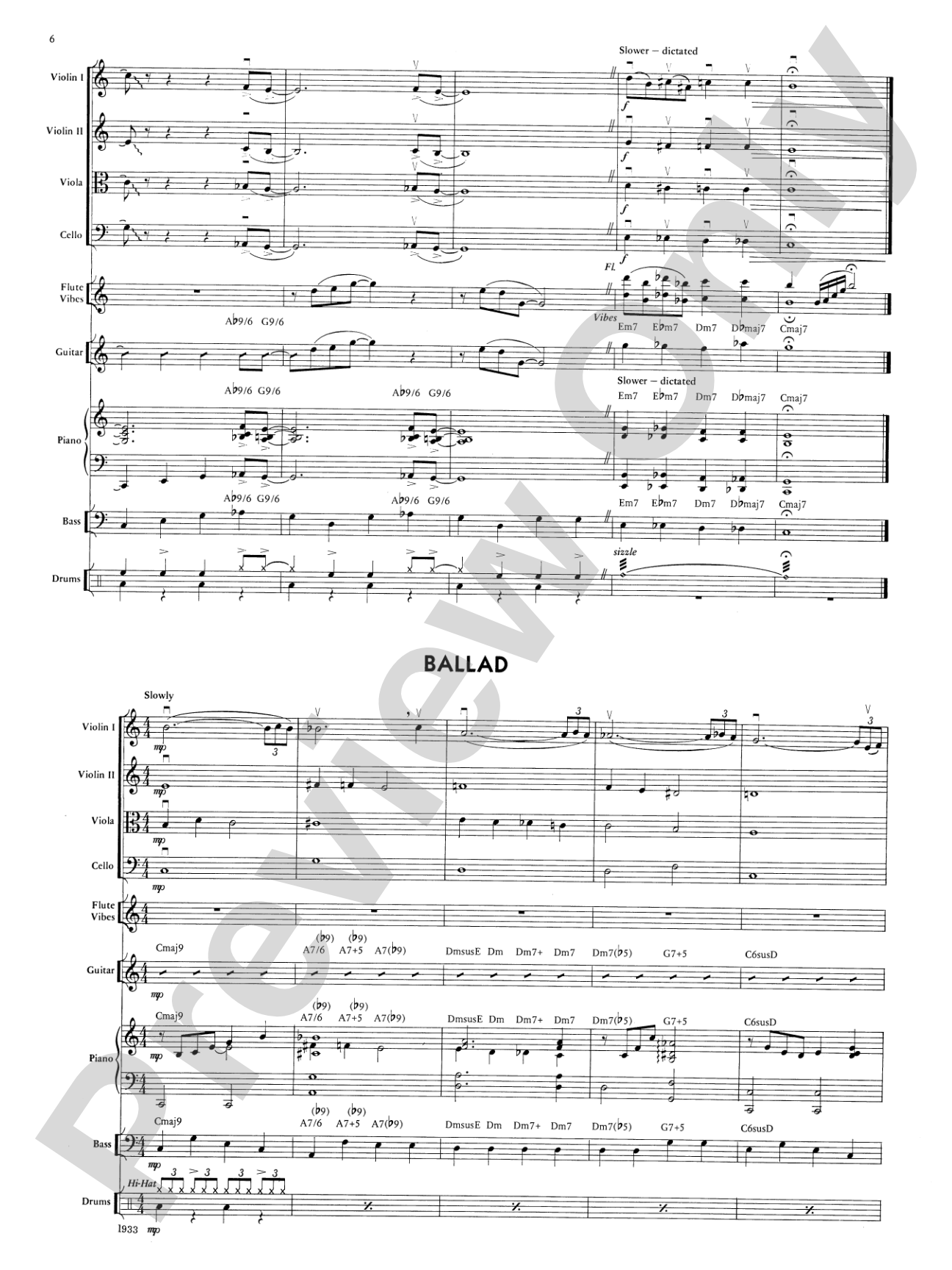 Jazz Suite for Strings and Rhythm: String Orchestra Conductor Score & Parts
