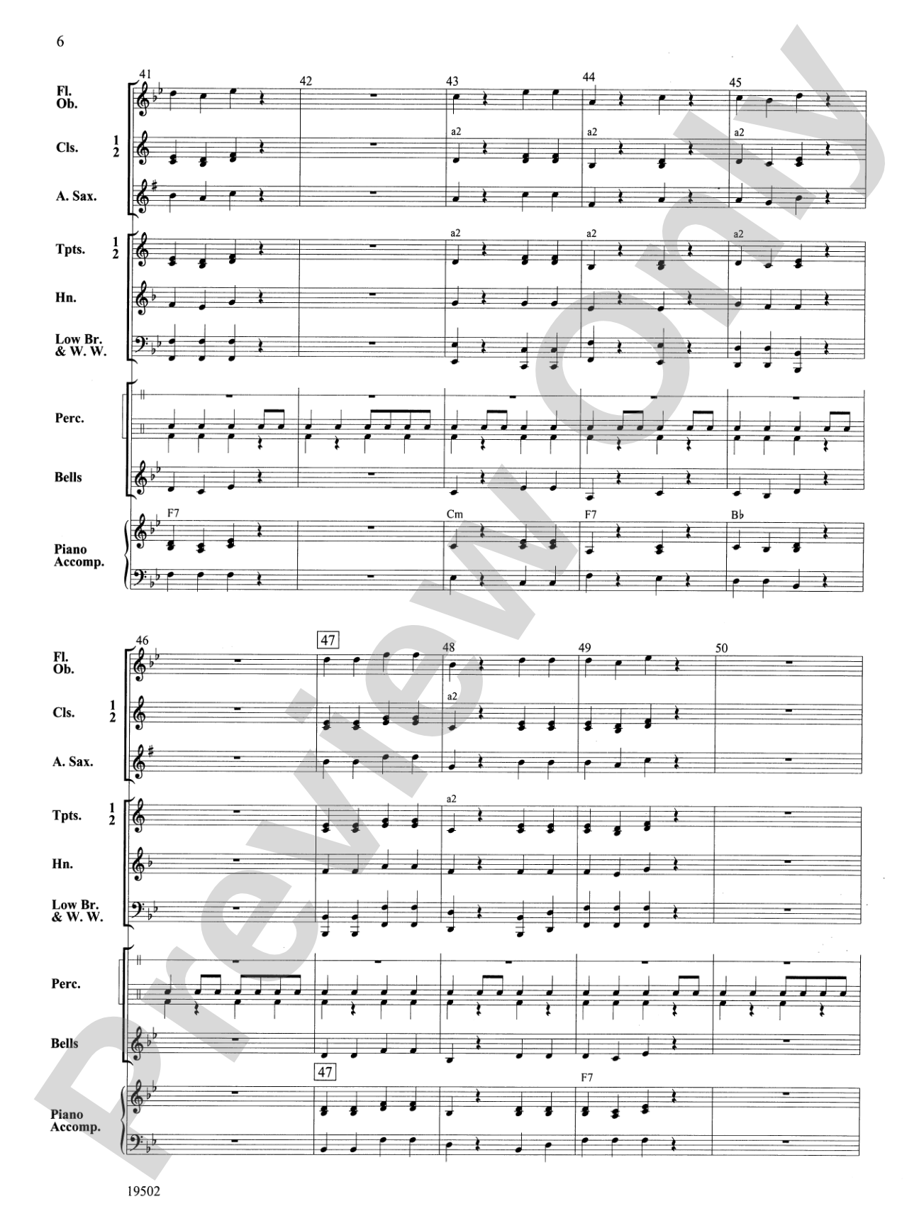 Mary Ann: Concert Band Conductor Score & Parts