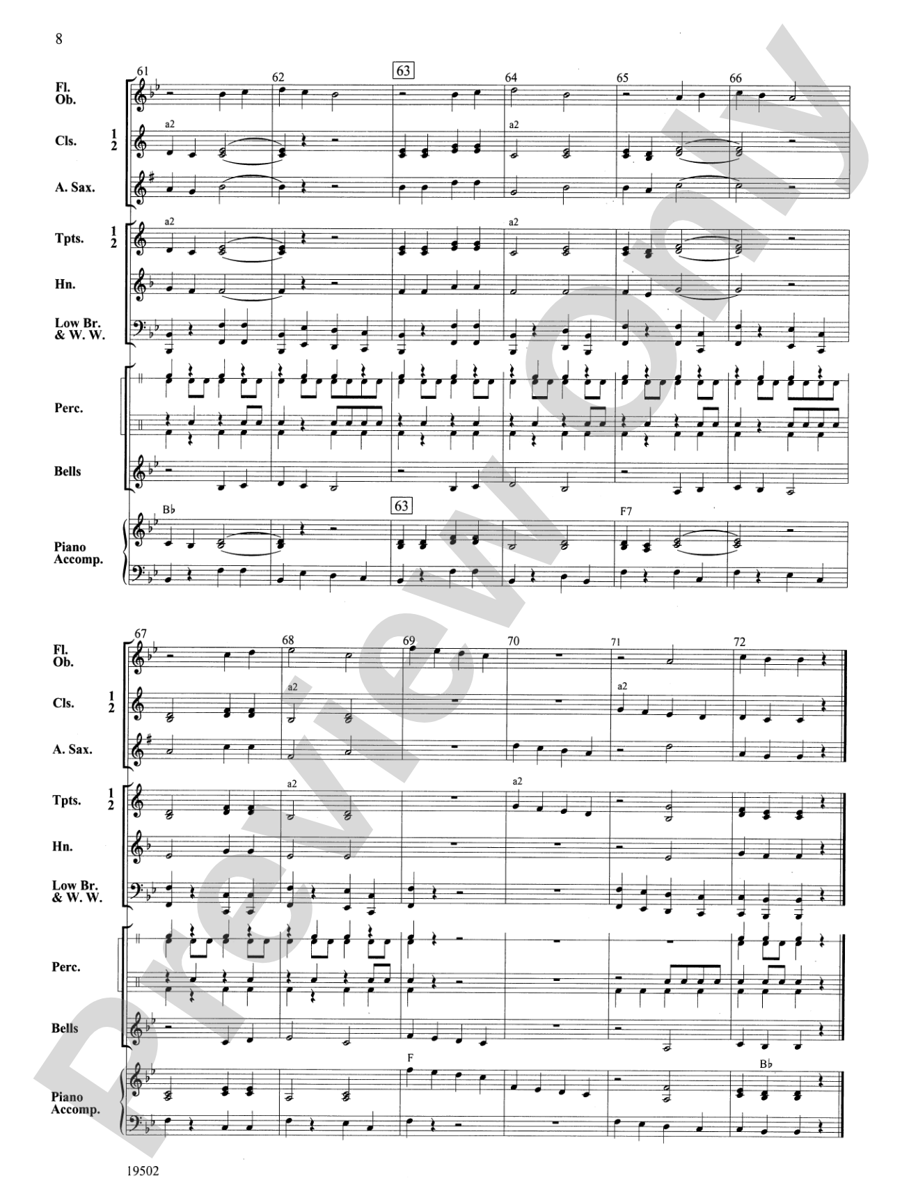 Mary Ann: Concert Band Conductor Score & Parts