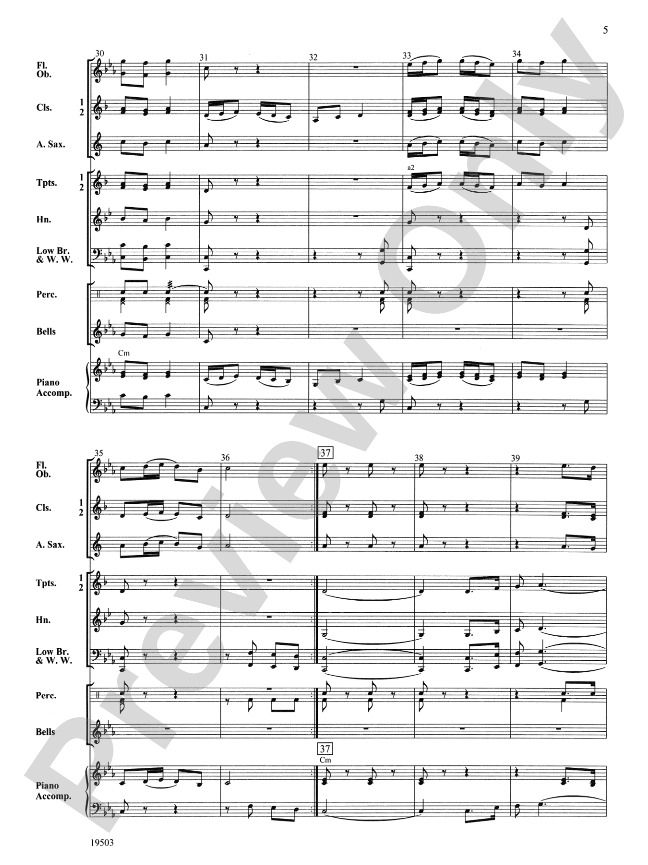 March Zuma: Concert Band Conductor Score & Parts