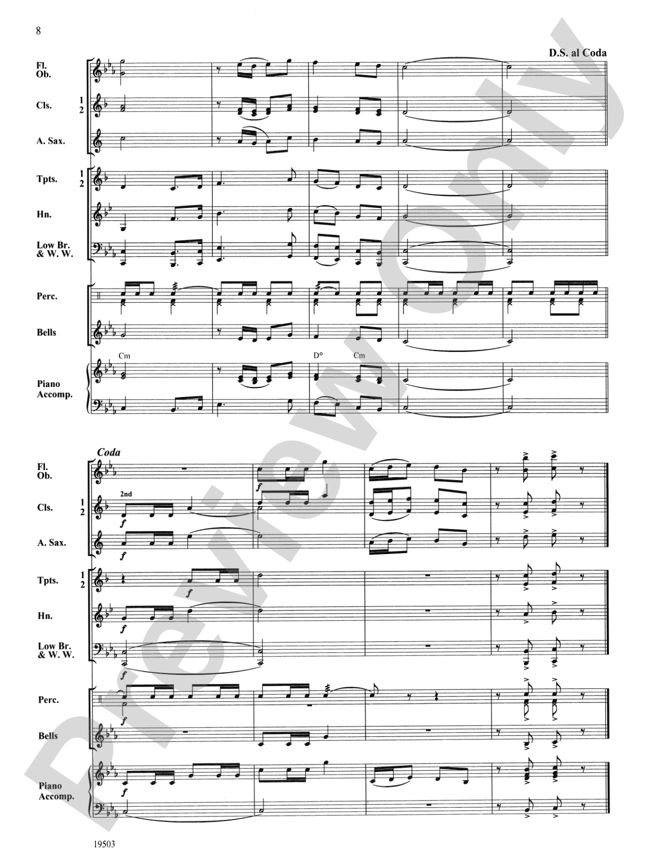 March Zuma: Concert Band Conductor Score & Parts